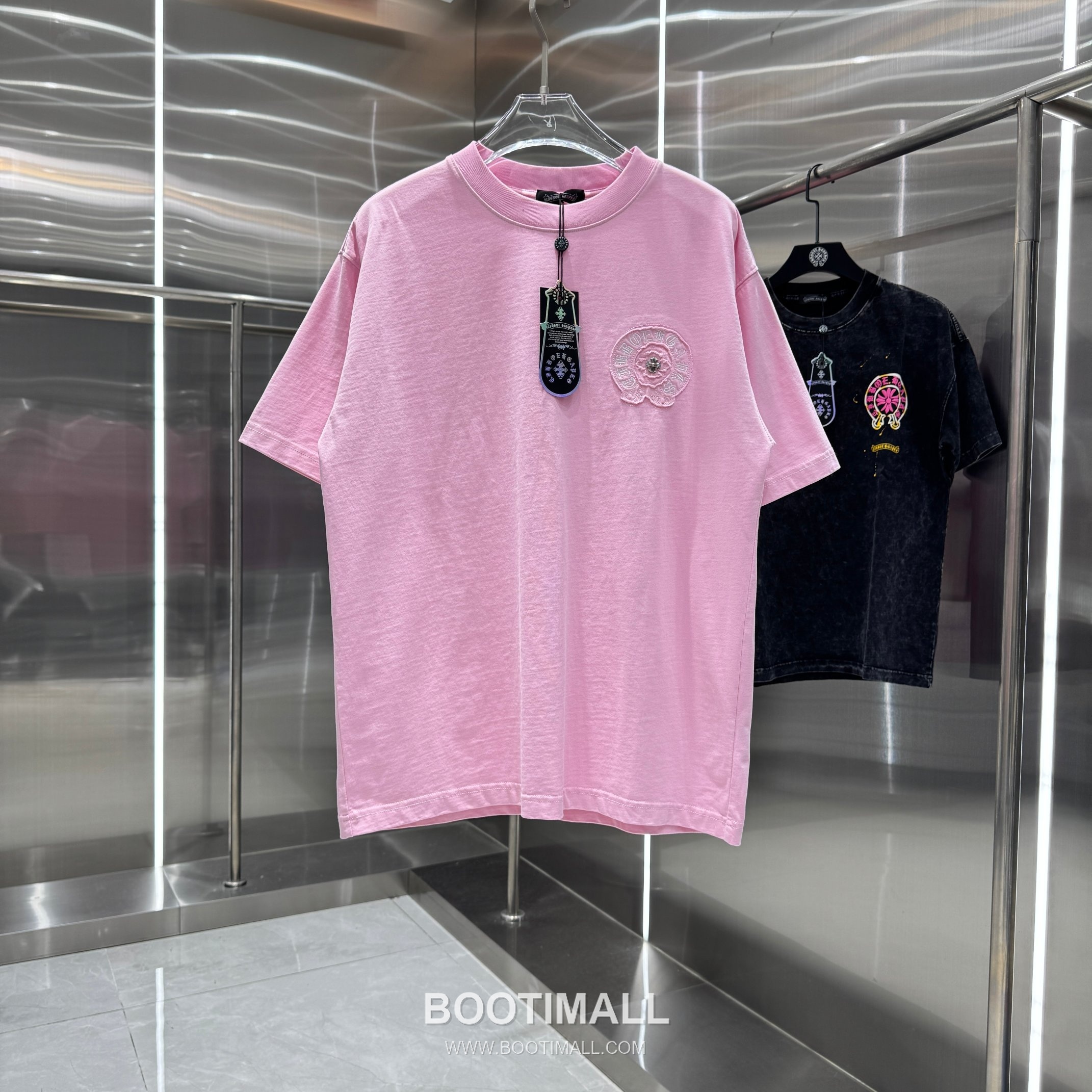 Chrome Hearts Washed Patch Embroidery Tee Black T-Shirt 크롬하츠 워싱 패치 자수 티 블랙 티셔츠 1