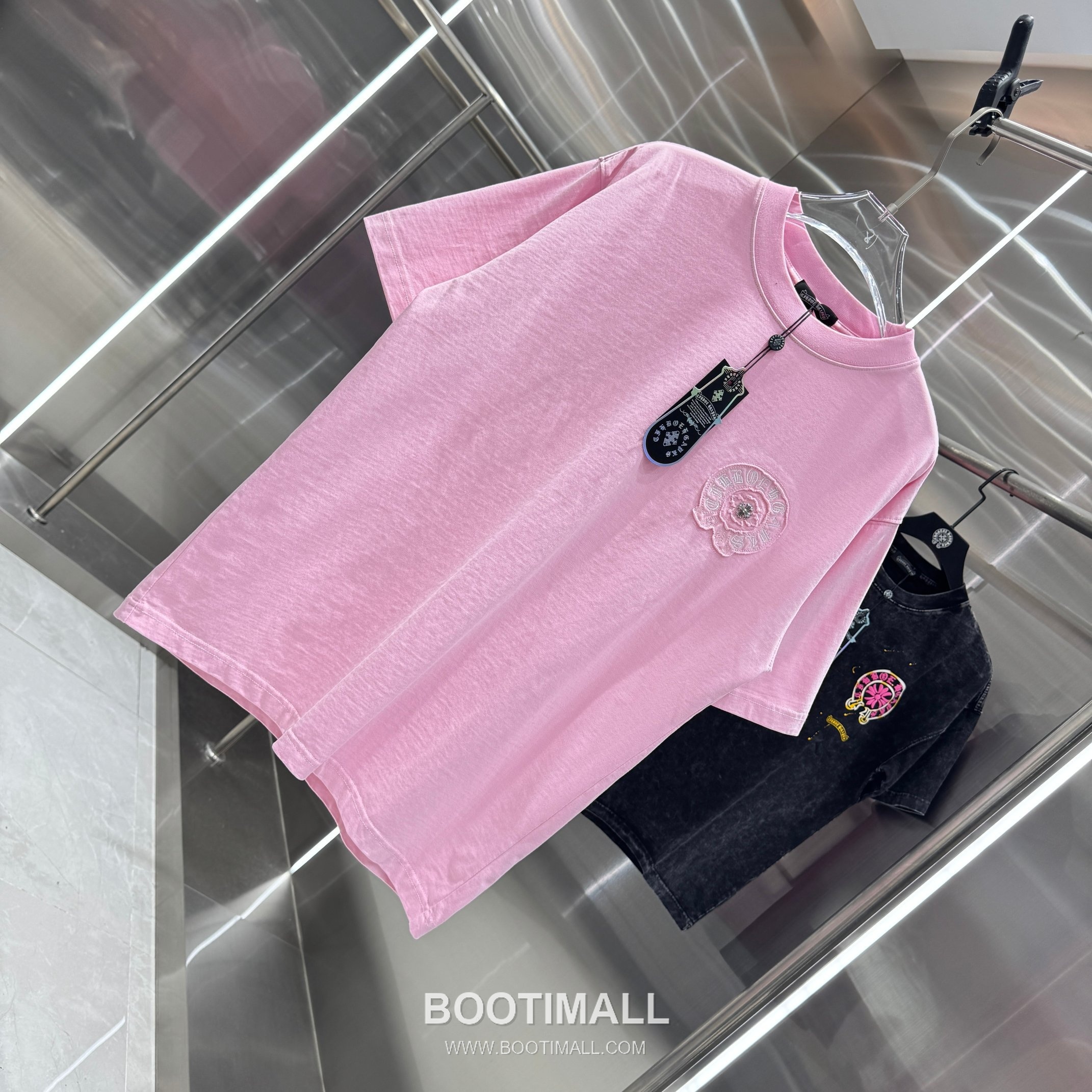 Chrome Hearts Washed Patch Embroidery Tee Black T-Shirt 크롬하츠 워싱 패치 자수 티 블랙 티셔츠 3