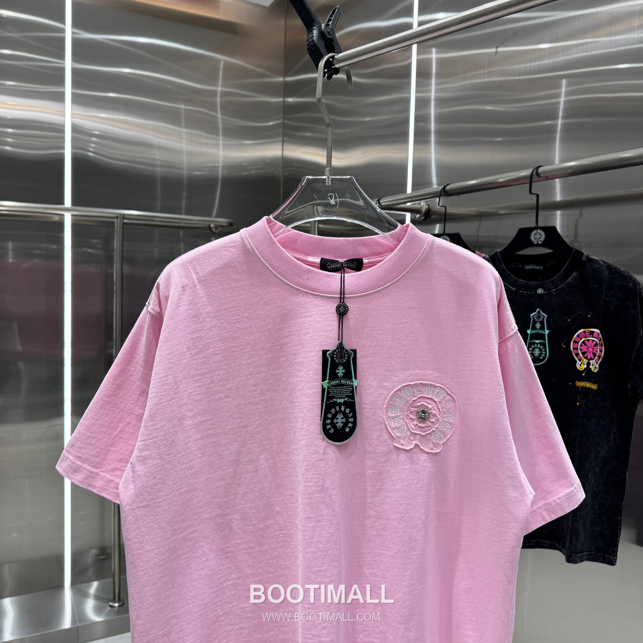 Chrome Hearts Washed Patch Embroidery Tee Black T-Shirt 크롬하츠 워싱 패치 자수 티 블랙 티셔츠 6