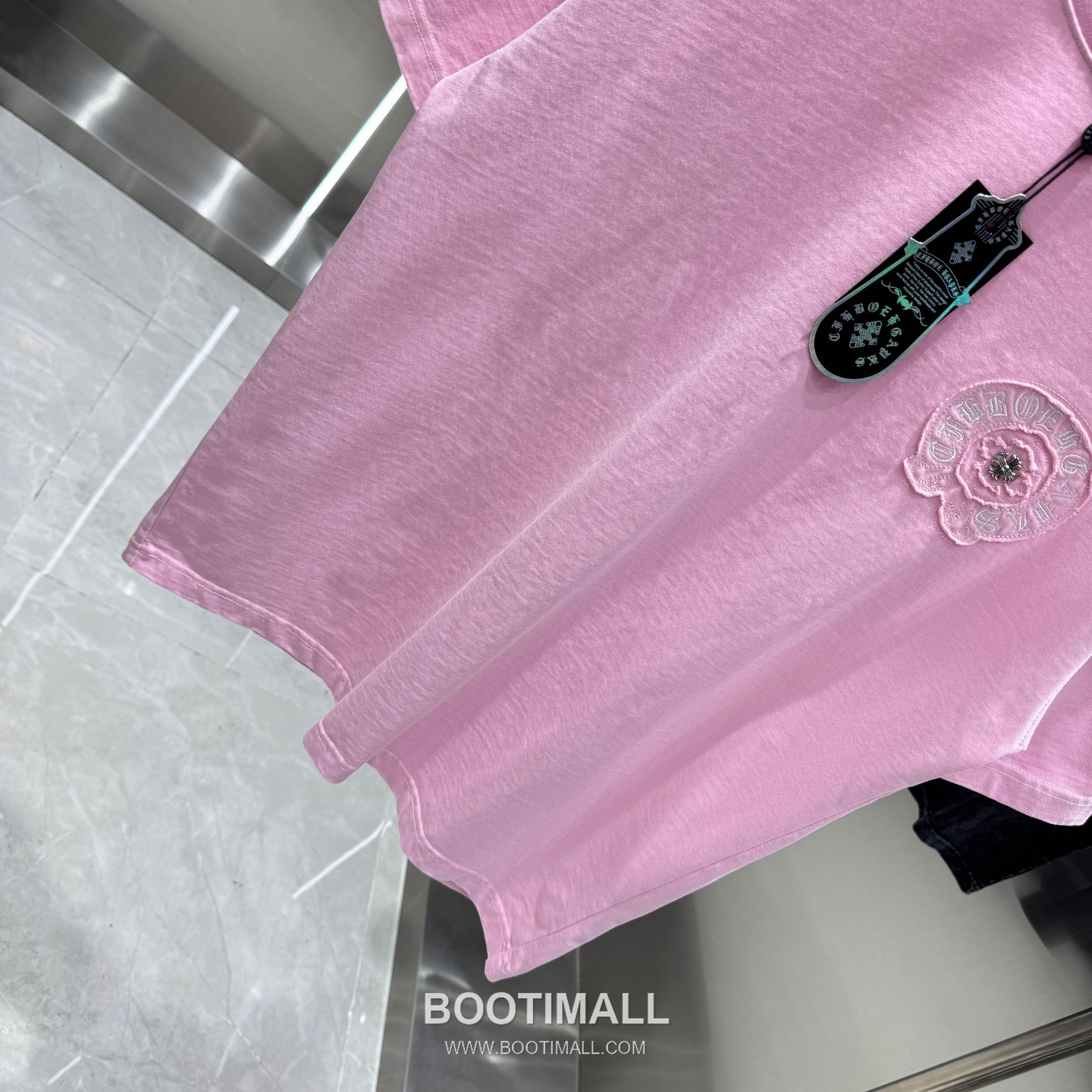 Chrome Hearts Washed Patch Embroidery Tee Black T-Shirt 크롬하츠 워싱 패치 자수 티 블랙 티셔츠 9