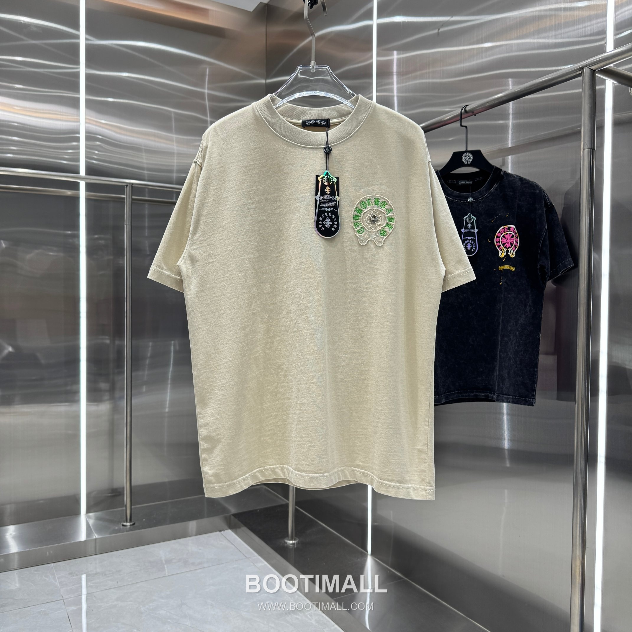 Chrome Hearts Washed Patch Embroidery Tee Black T-Shirt 크롬하츠 워싱 패치 자수 티 블랙 티셔츠 1