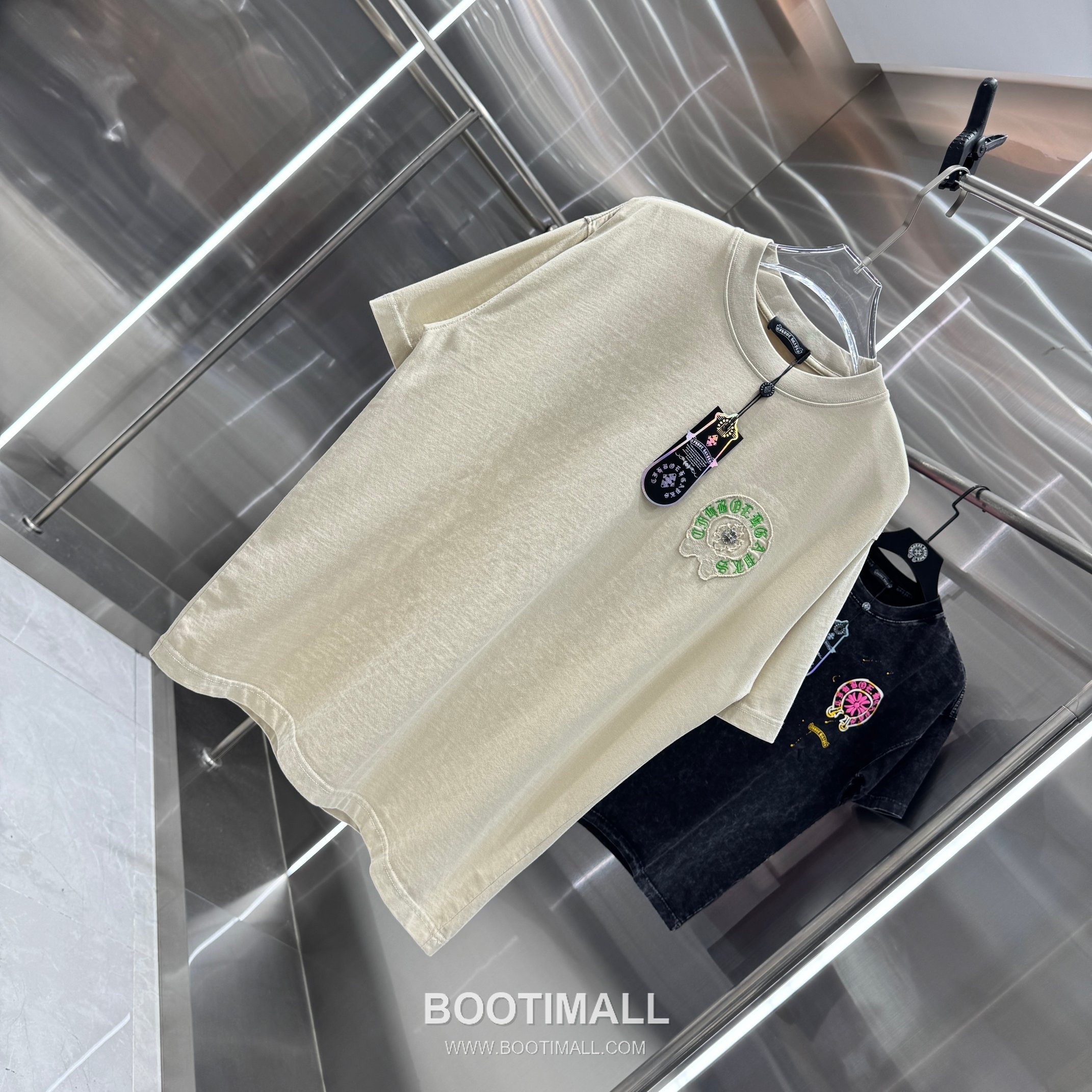 Chrome Hearts Washed Patch Embroidery Tee Black T-Shirt 크롬하츠 워싱 패치 자수 티 블랙 티셔츠 3