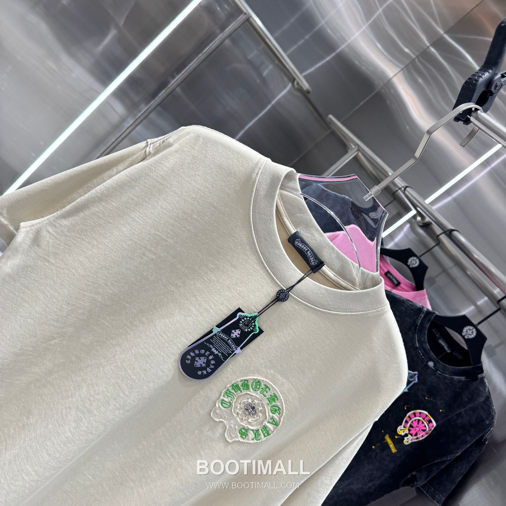 Chrome Hearts Washed Patch Embroidery Tee Black T-Shirt 크롬하츠 워싱 패치 자수 티 블랙 티셔츠 4