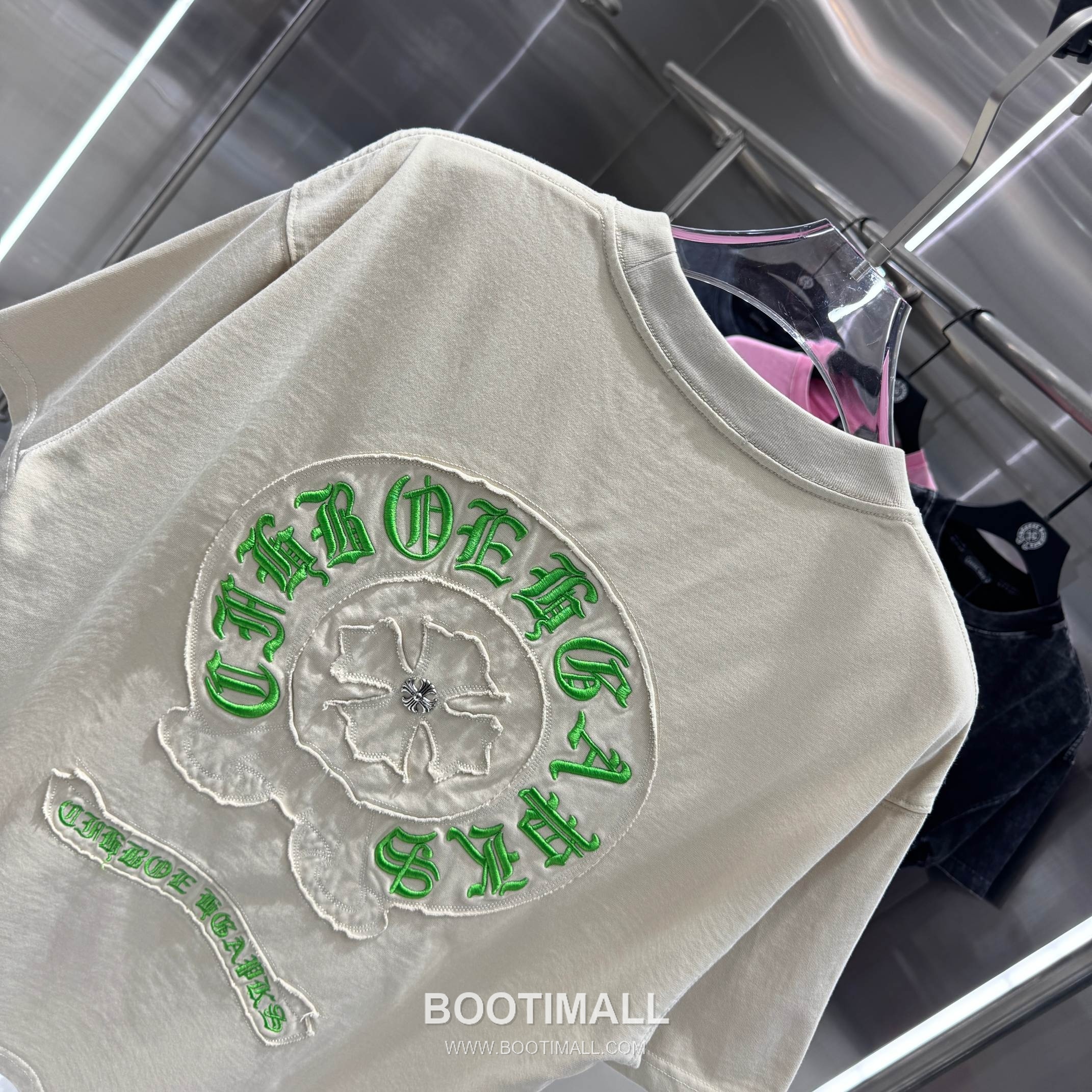 Chrome Hearts Washed Patch Embroidery Tee Black T-Shirt 크롬하츠 워싱 패치 자수 티 블랙 티셔츠 5