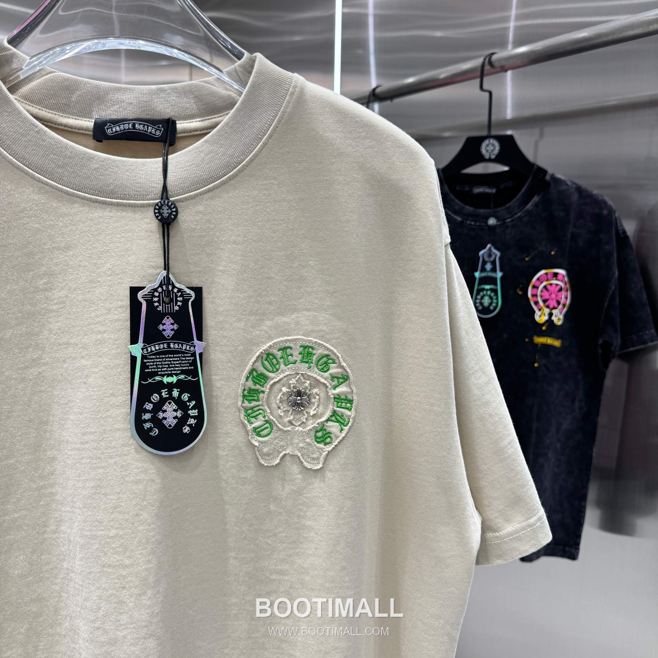 Chrome Hearts Washed Patch Embroidery Tee Black T-Shirt 크롬하츠 워싱 패치 자수 티 블랙 티셔츠 7