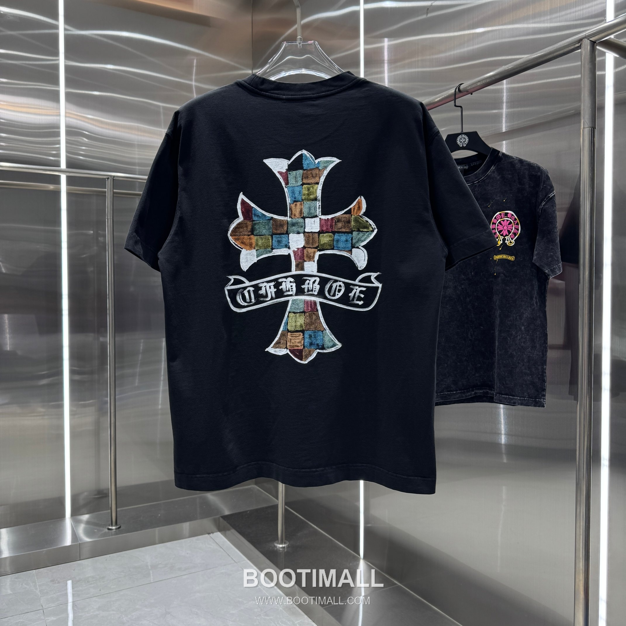 Chrome Hearts Hand-Painted Print Tee Black T-Shirt 크롬하츠 핸드페인트 프린트 티 블랙 티셔츠 2