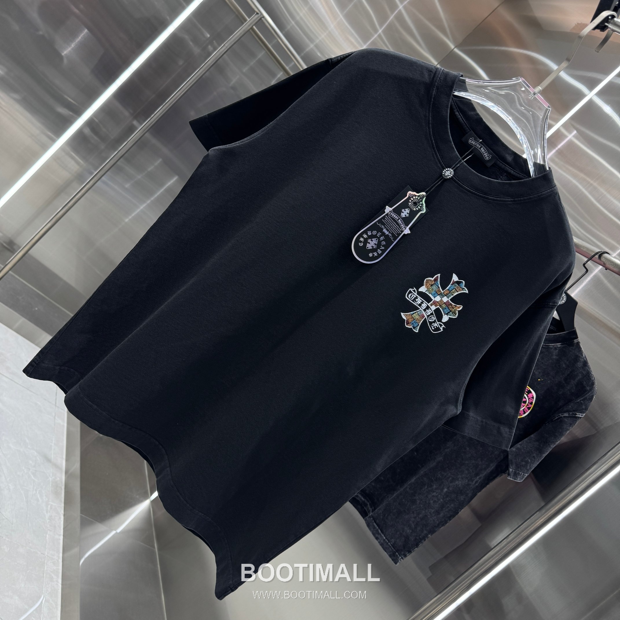 Chrome Hearts Hand-Painted Print Tee Black T-Shirt 크롬하츠 핸드페인트 프린트 티 블랙 티셔츠 3