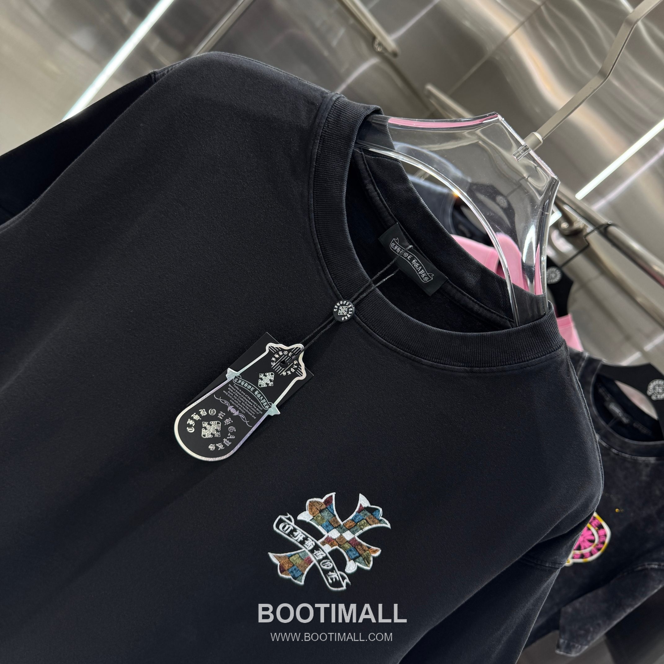 Chrome Hearts Hand-Painted Print Tee Black T-Shirt 크롬하츠 핸드페인트 프린트 티 블랙 티셔츠 4