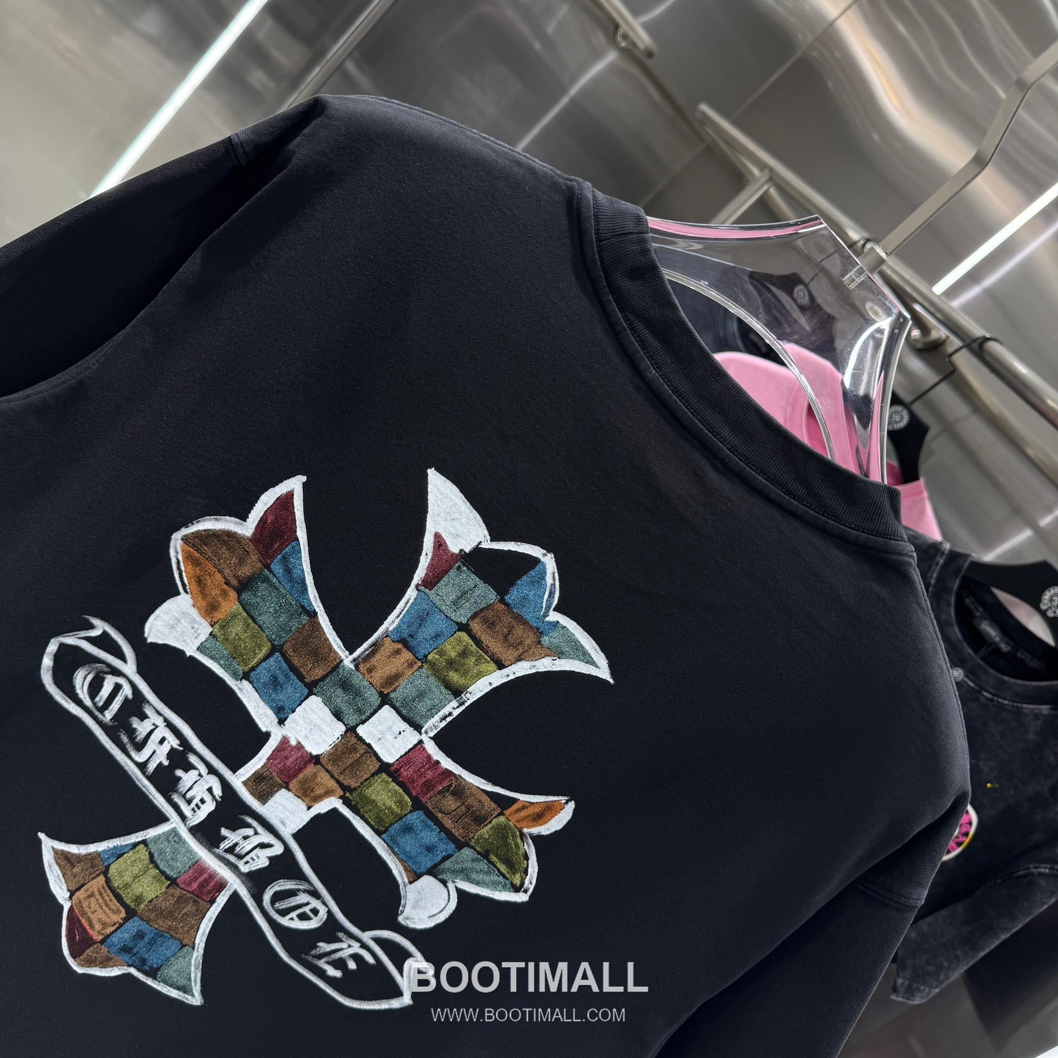 Chrome Hearts Hand-Painted Print Tee Black T-Shirt 크롬하츠 핸드페인트 프린트 티 블랙 티셔츠 5