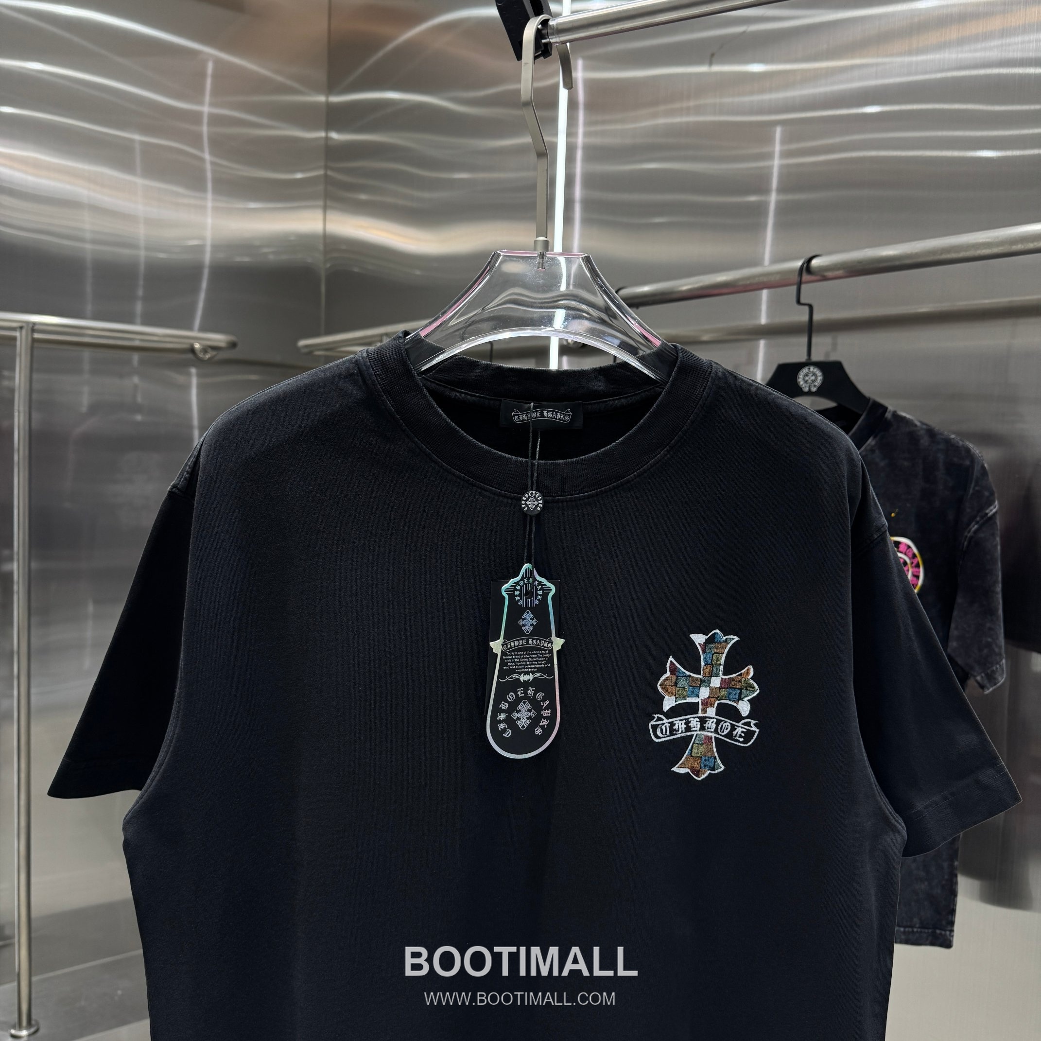 Chrome Hearts Hand-Painted Print Tee Black T-Shirt 크롬하츠 핸드페인트 프린트 티 블랙 티셔츠 6