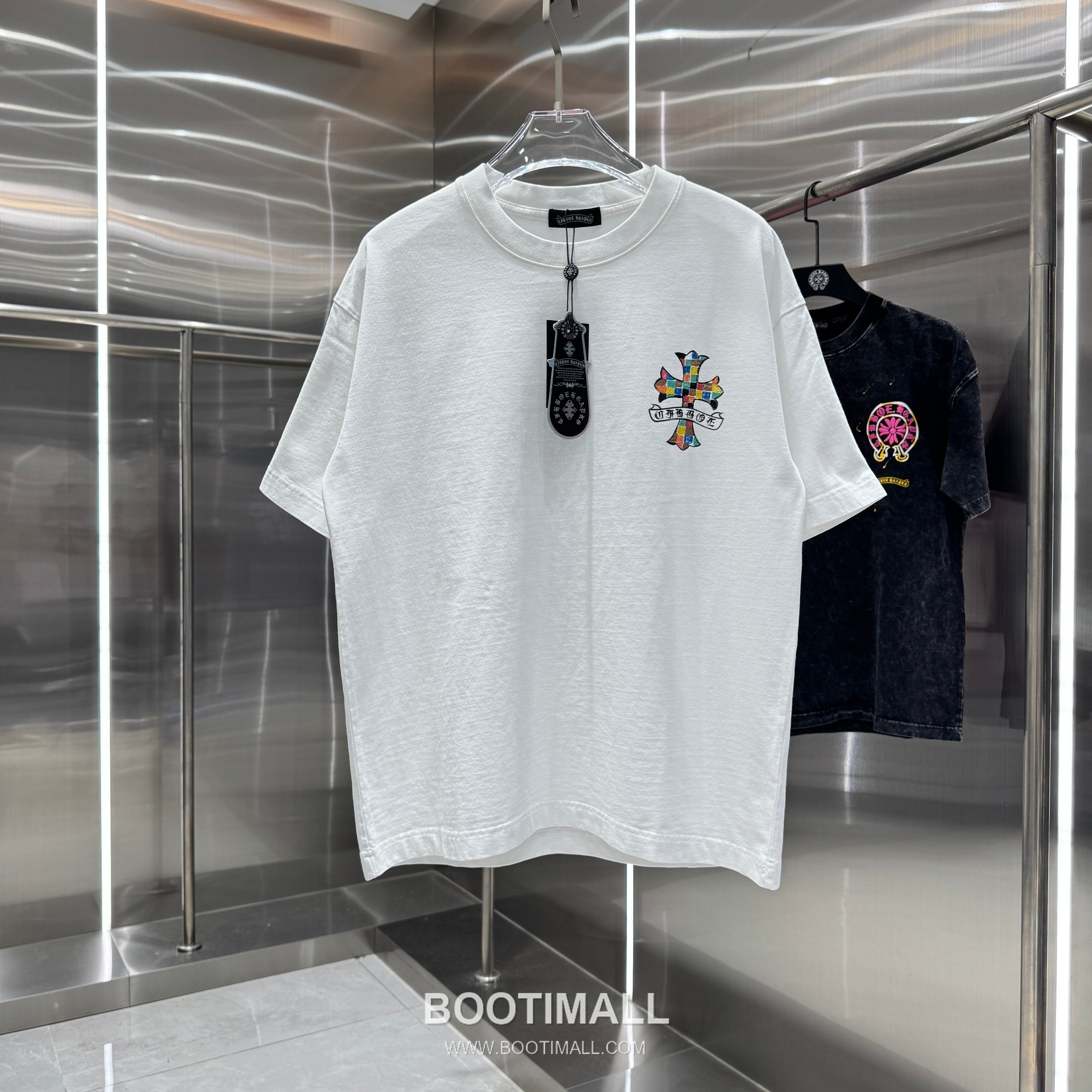 Chrome Hearts Hand-Painted Print Tee Black T-Shirt 크롬하츠 핸드페인트 프린트 티 블랙 티셔츠 1