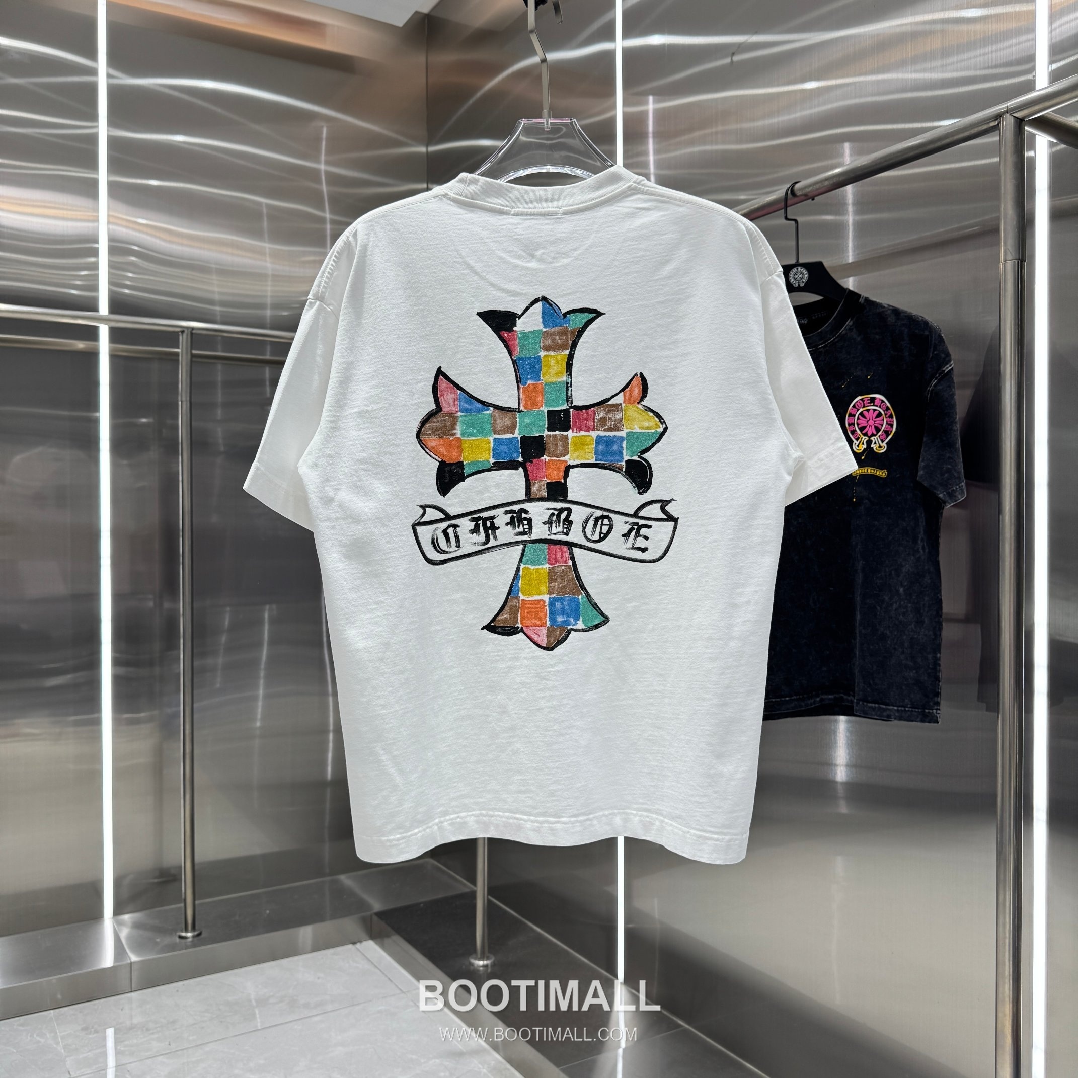 Chrome Hearts Hand-Painted Print Tee Black T-Shirt 크롬하츠 핸드페인트 프린트 티 블랙 티셔츠 2