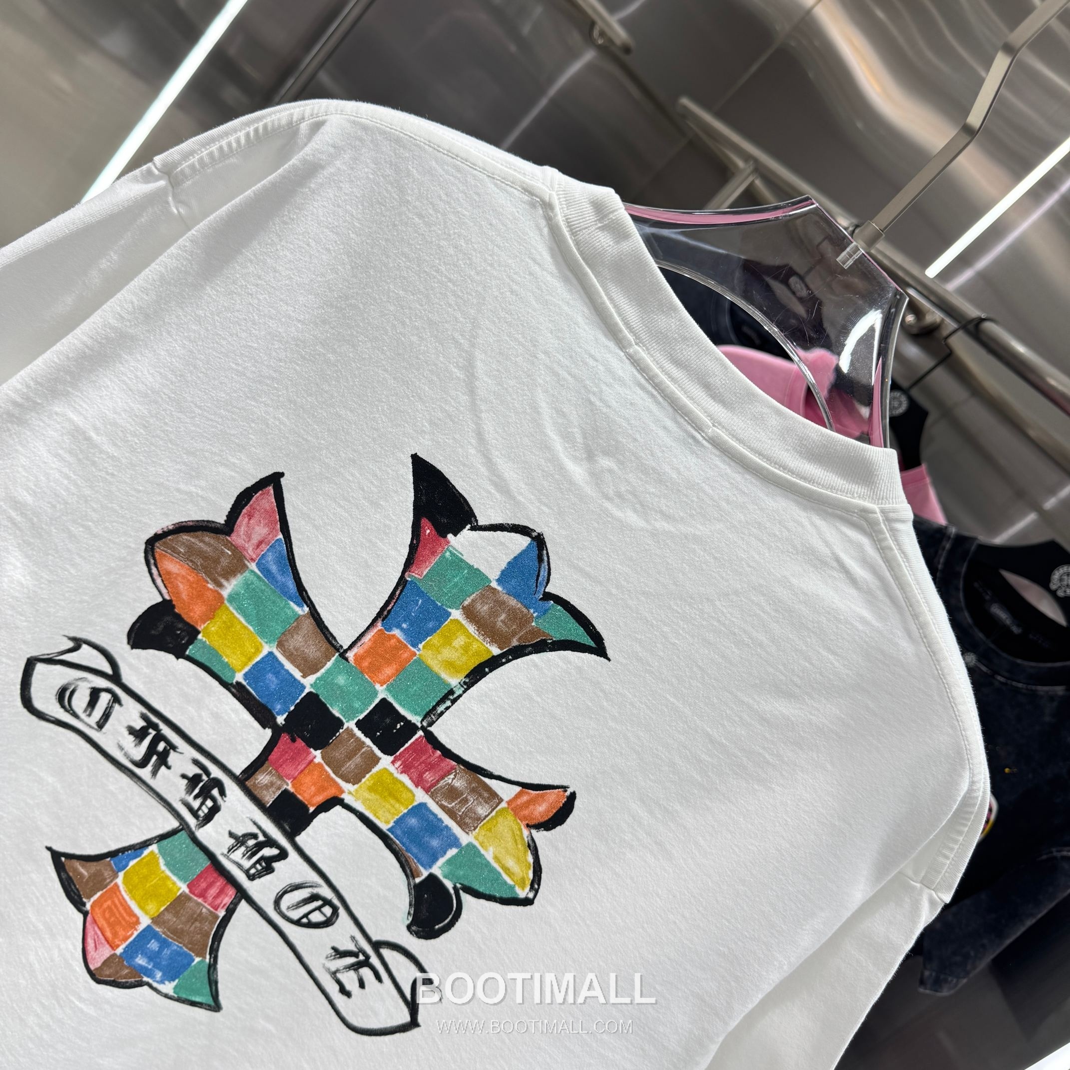 Chrome Hearts Hand-Painted Print Tee Black T-Shirt 크롬하츠 핸드페인트 프린트 티 블랙 티셔츠 5