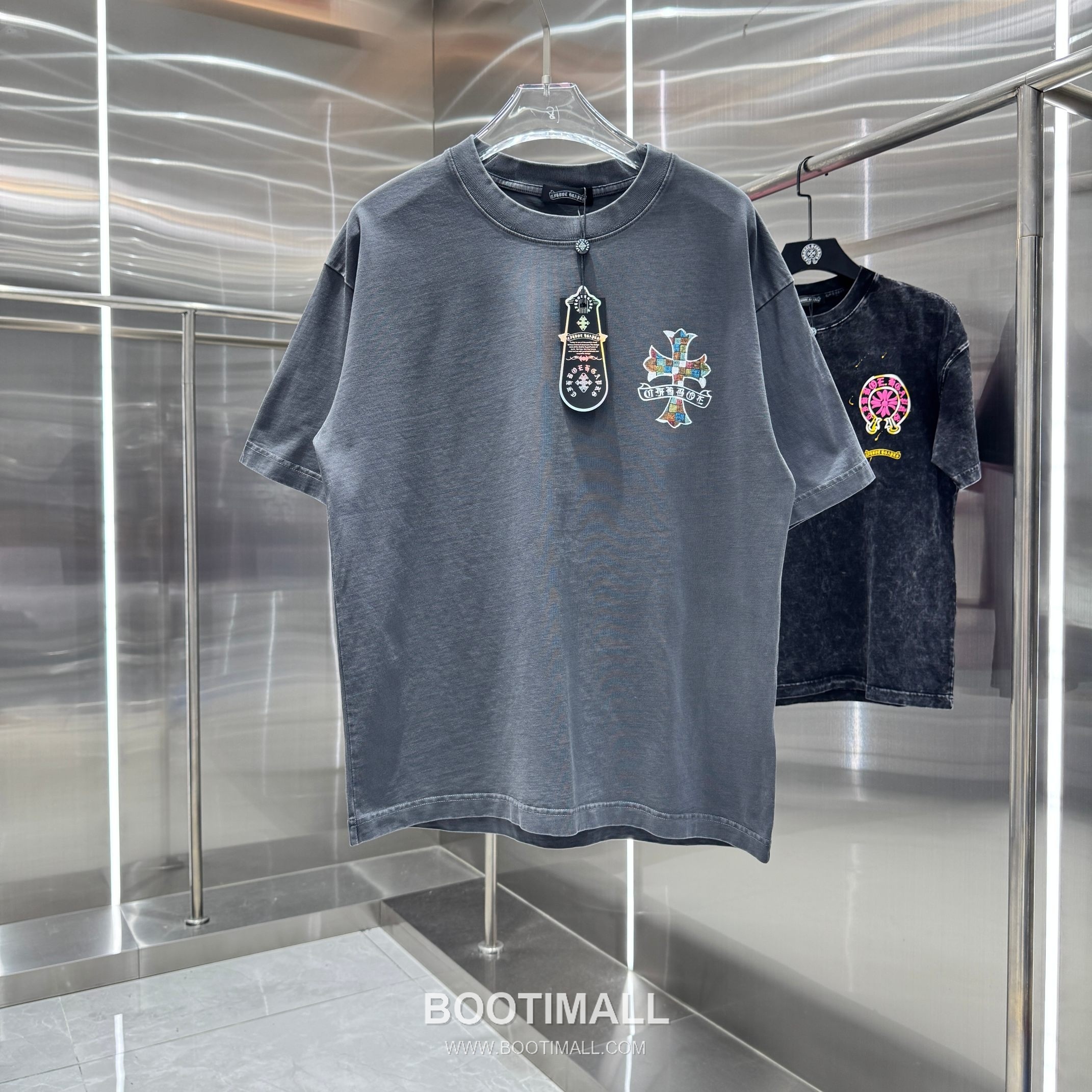 Chrome Hearts Hand-Painted Print Tee Black T-Shirt 크롬하츠 핸드페인트 프린트 티 블랙 티셔츠 1