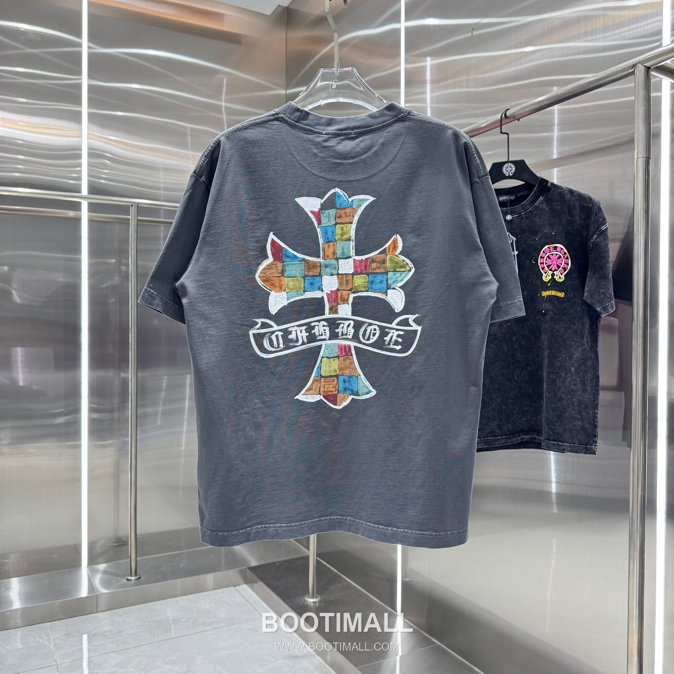 Chrome Hearts Hand-Painted Print Tee Black T-Shirt 크롬하츠 핸드페인트 프린트 티 블랙 티셔츠 2
