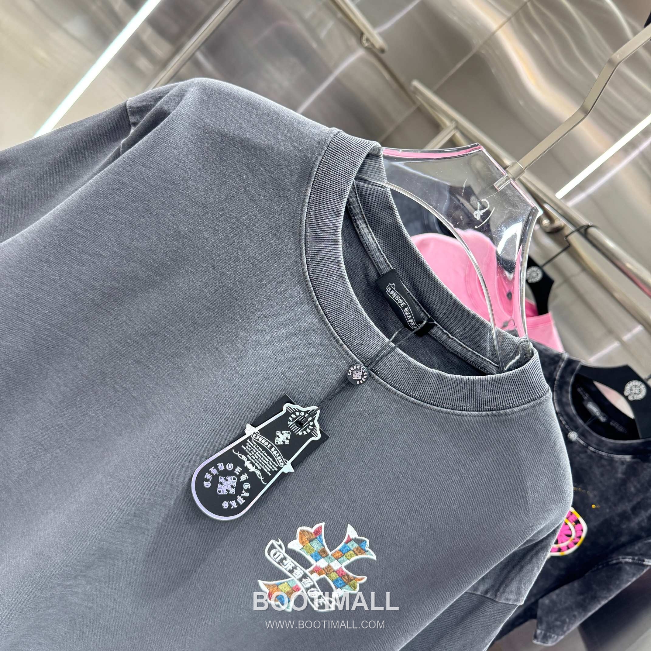 Chrome Hearts Hand-Painted Print Tee Black T-Shirt 크롬하츠 핸드페인트 프린트 티 블랙 티셔츠 4