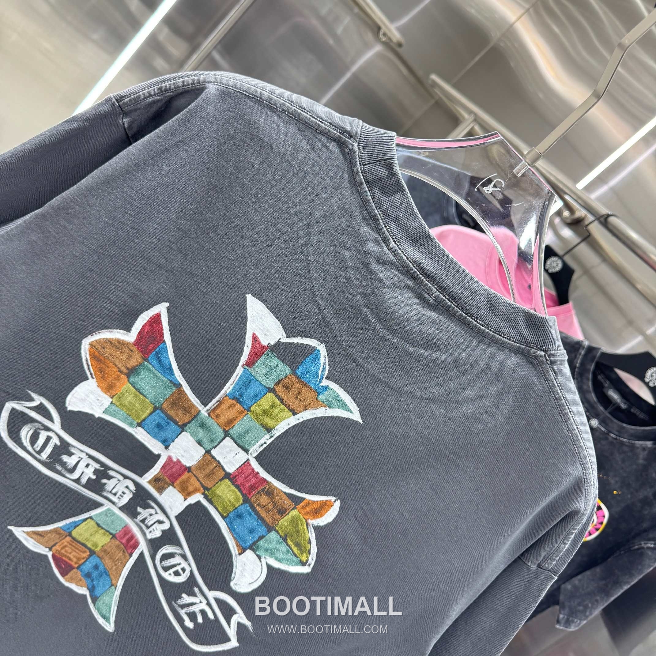 Chrome Hearts Hand-Painted Print Tee Black T-Shirt 크롬하츠 핸드페인트 프린트 티 블랙 티셔츠 5