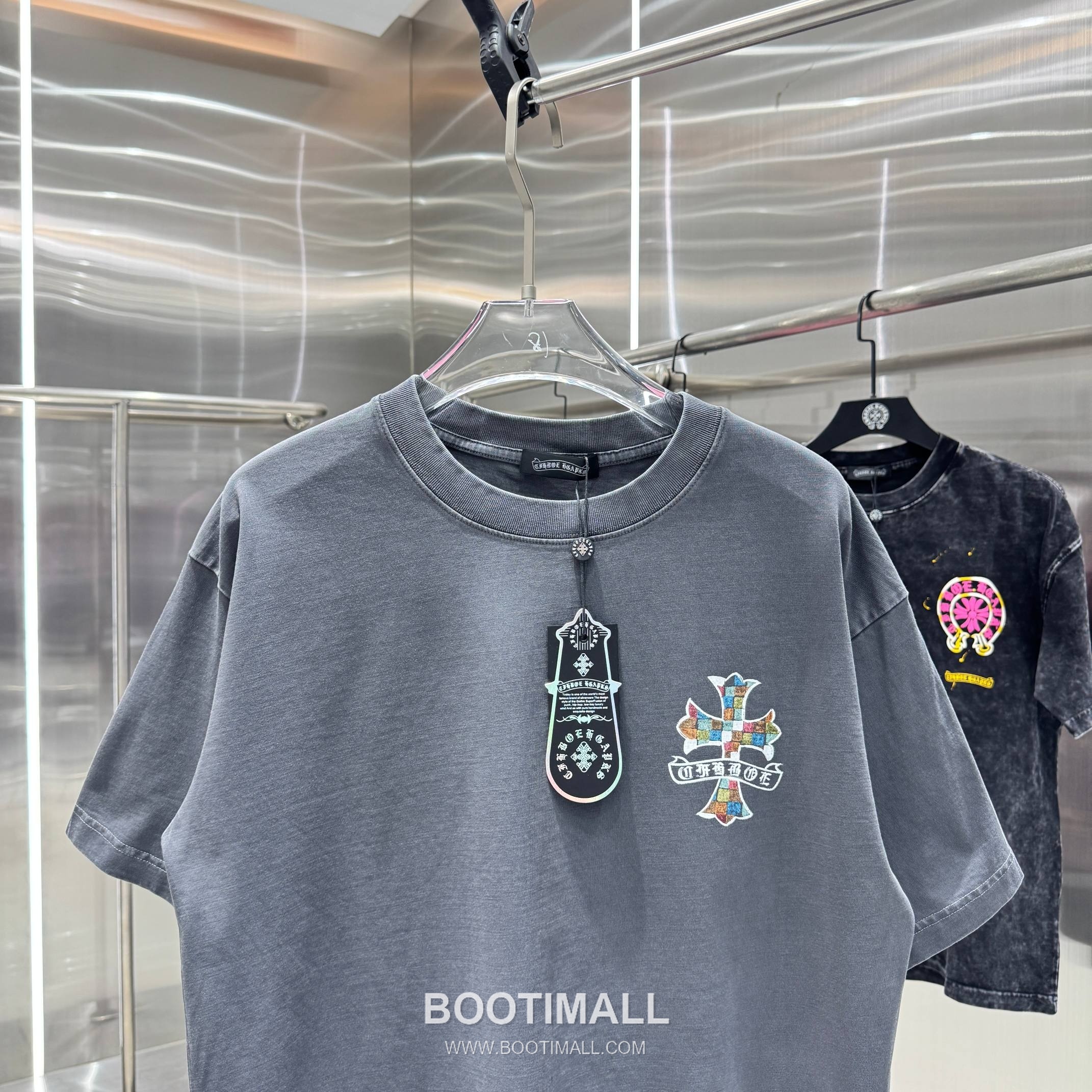 Chrome Hearts Hand-Painted Print Tee Black T-Shirt 크롬하츠 핸드페인트 프린트 티 블랙 티셔츠 6