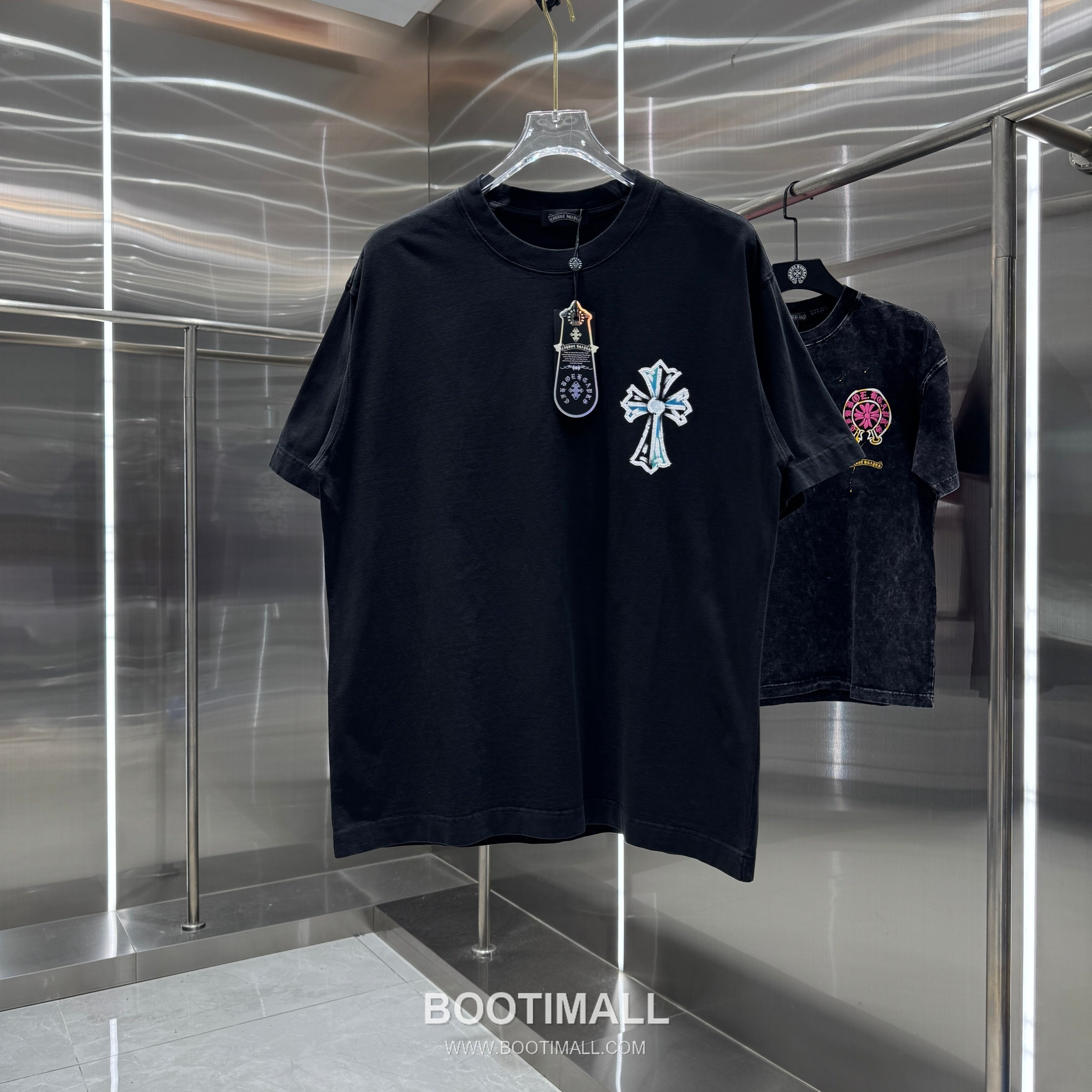 Chrome Hearts Water-Based Print Washed Tee Black T-Shirt 크롬하츠 워터베이스 프린트 워싱 티 블랙 티셔츠 1