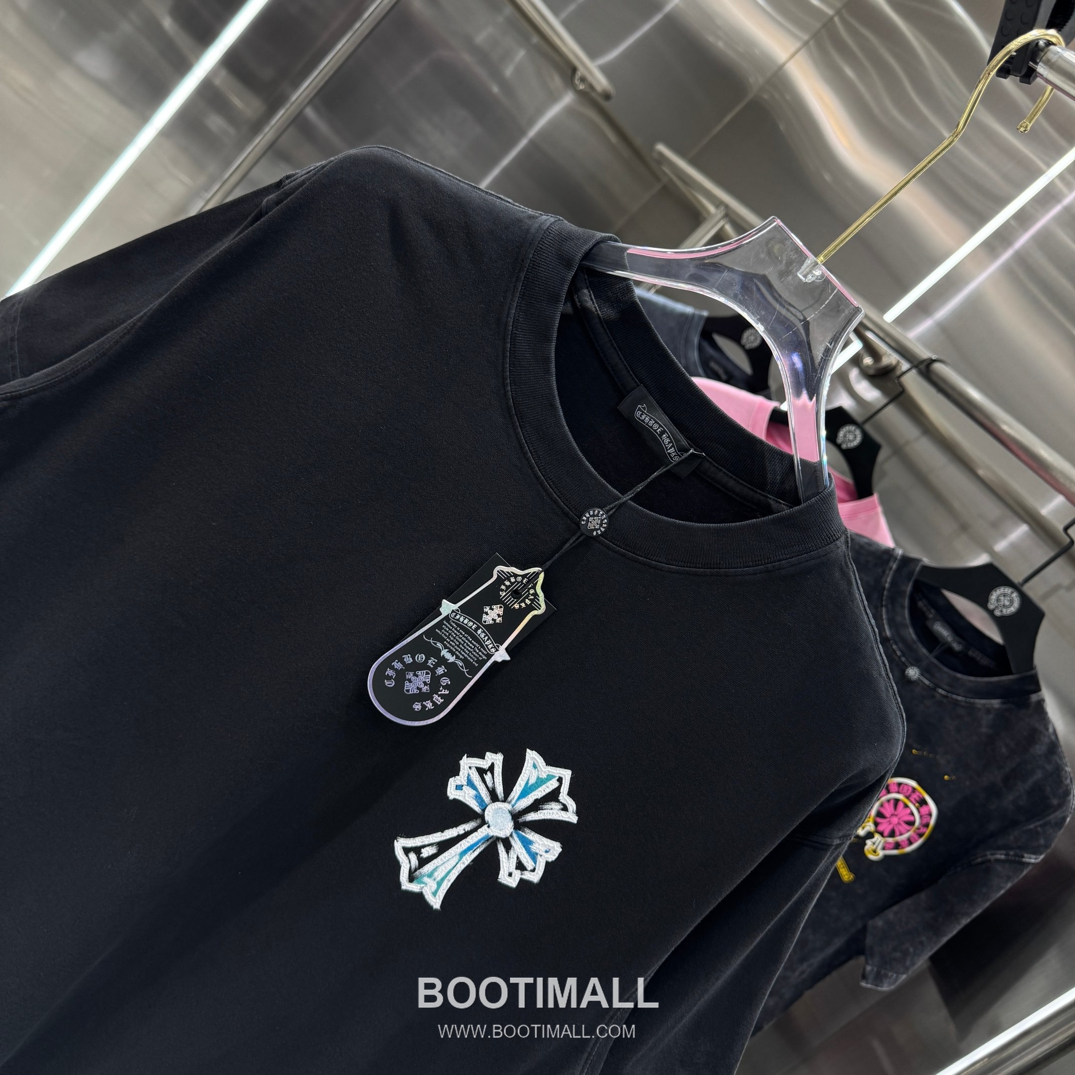 Chrome Hearts Water-Based Print Washed Tee Black T-Shirt 크롬하츠 워터베이스 프린트 워싱 티 블랙 티셔츠 4