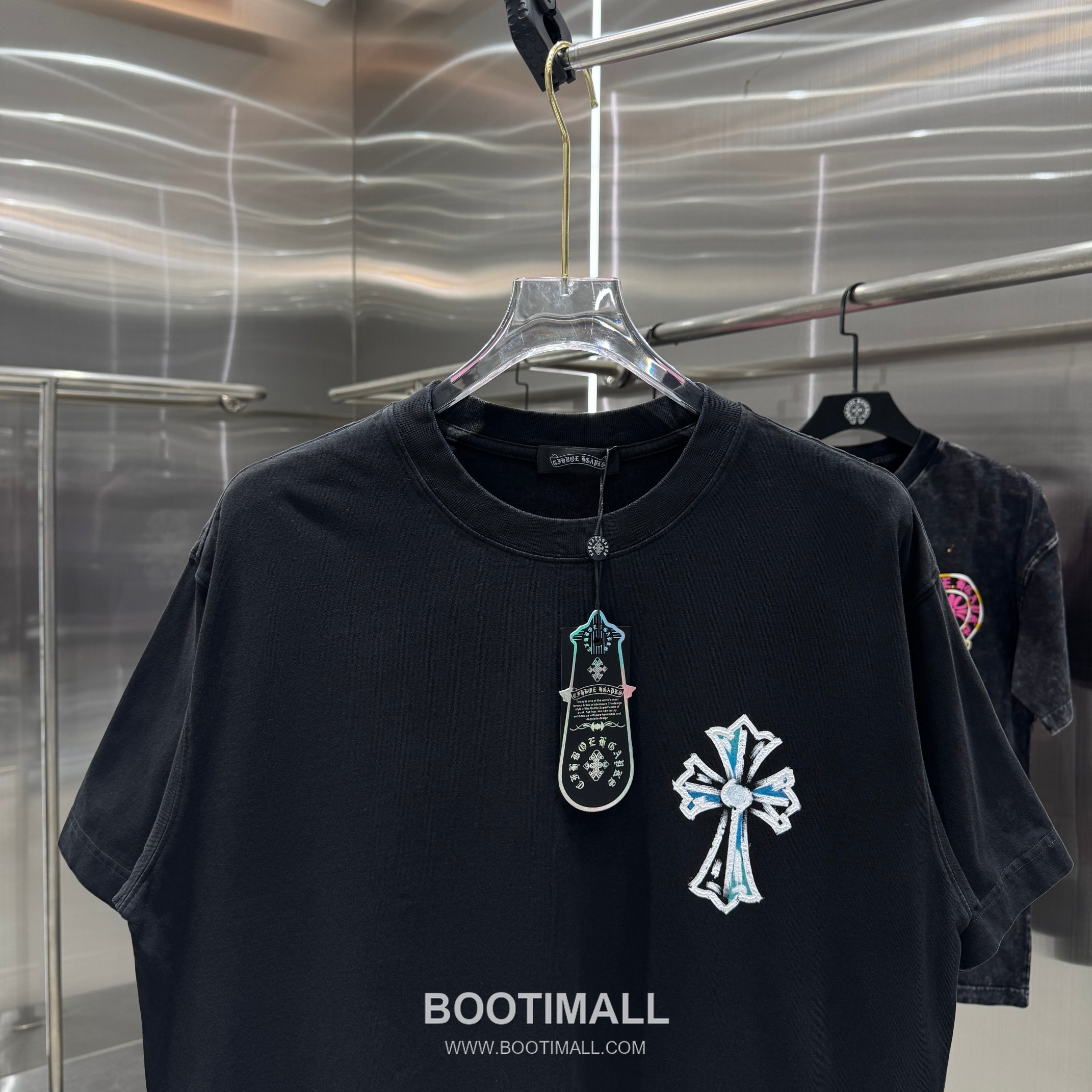 Chrome Hearts Water-Based Print Washed Tee Black T-Shirt 크롬하츠 워터베이스 프린트 워싱 티 블랙 티셔츠 6