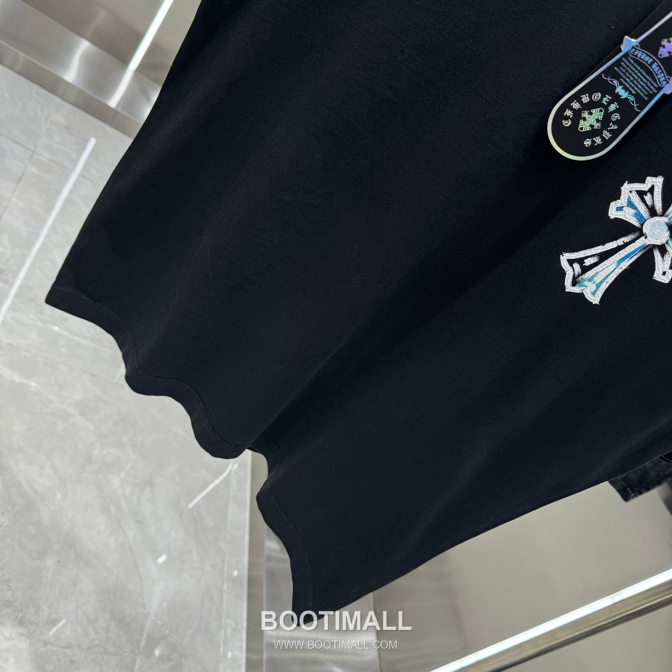 Chrome Hearts Water-Based Print Washed Tee Black T-Shirt 크롬하츠 워터베이스 프린트 워싱 티 블랙 티셔츠 9