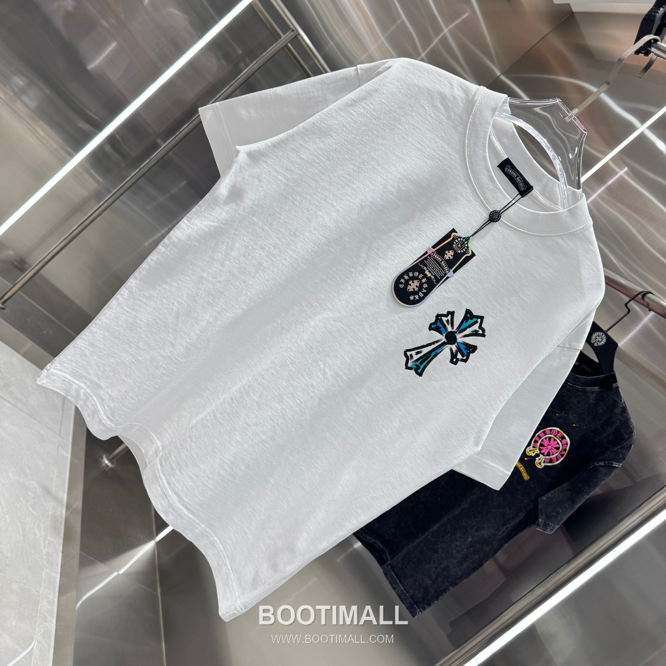 Chrome Hearts Water-Based Print Washed Tee Black T-Shirt 크롬하츠 워터베이스 프린트 워싱 티 블랙 티셔츠 3