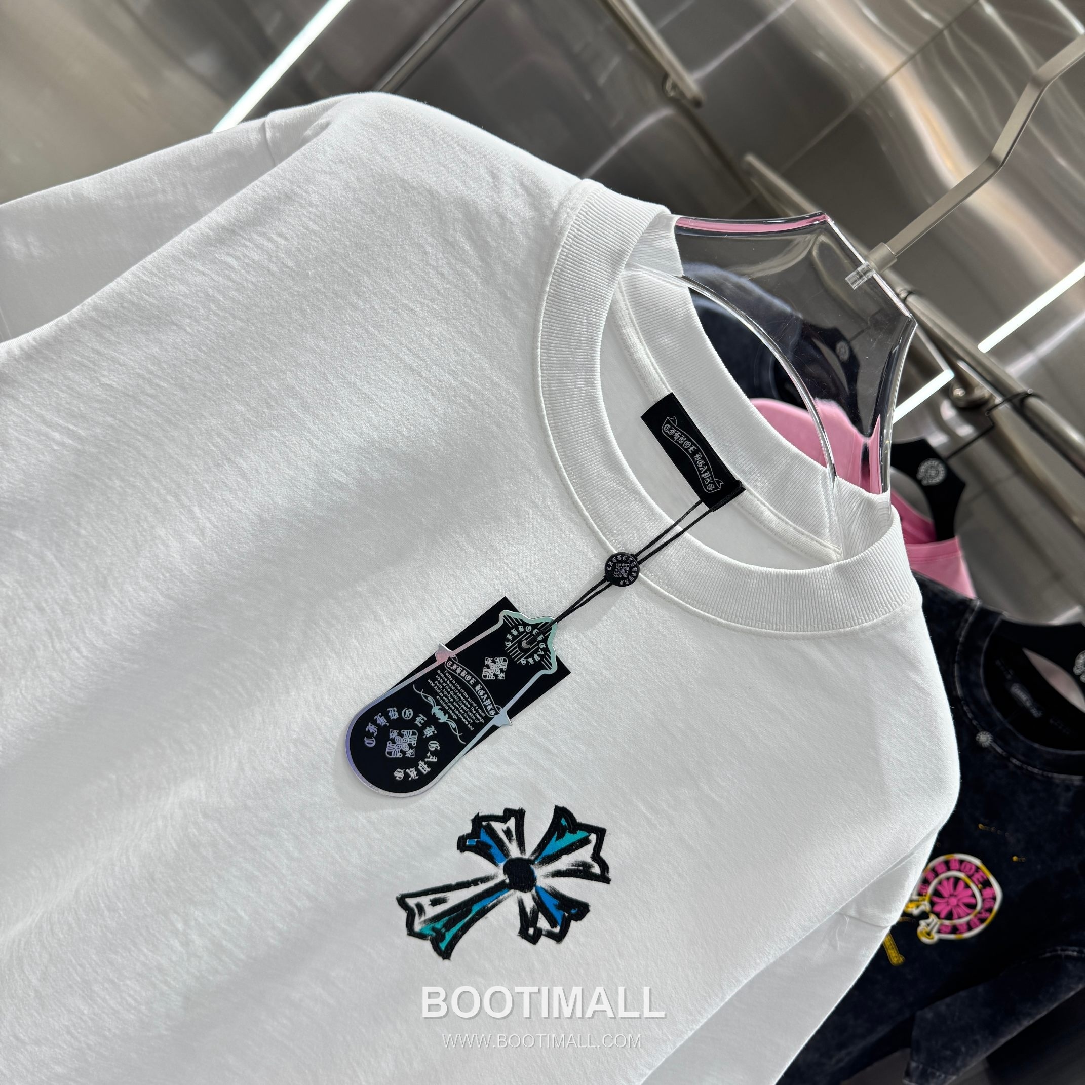 Chrome Hearts Water-Based Print Washed Tee Black T-Shirt 크롬하츠 워터베이스 프린트 워싱 티 블랙 티셔츠 4