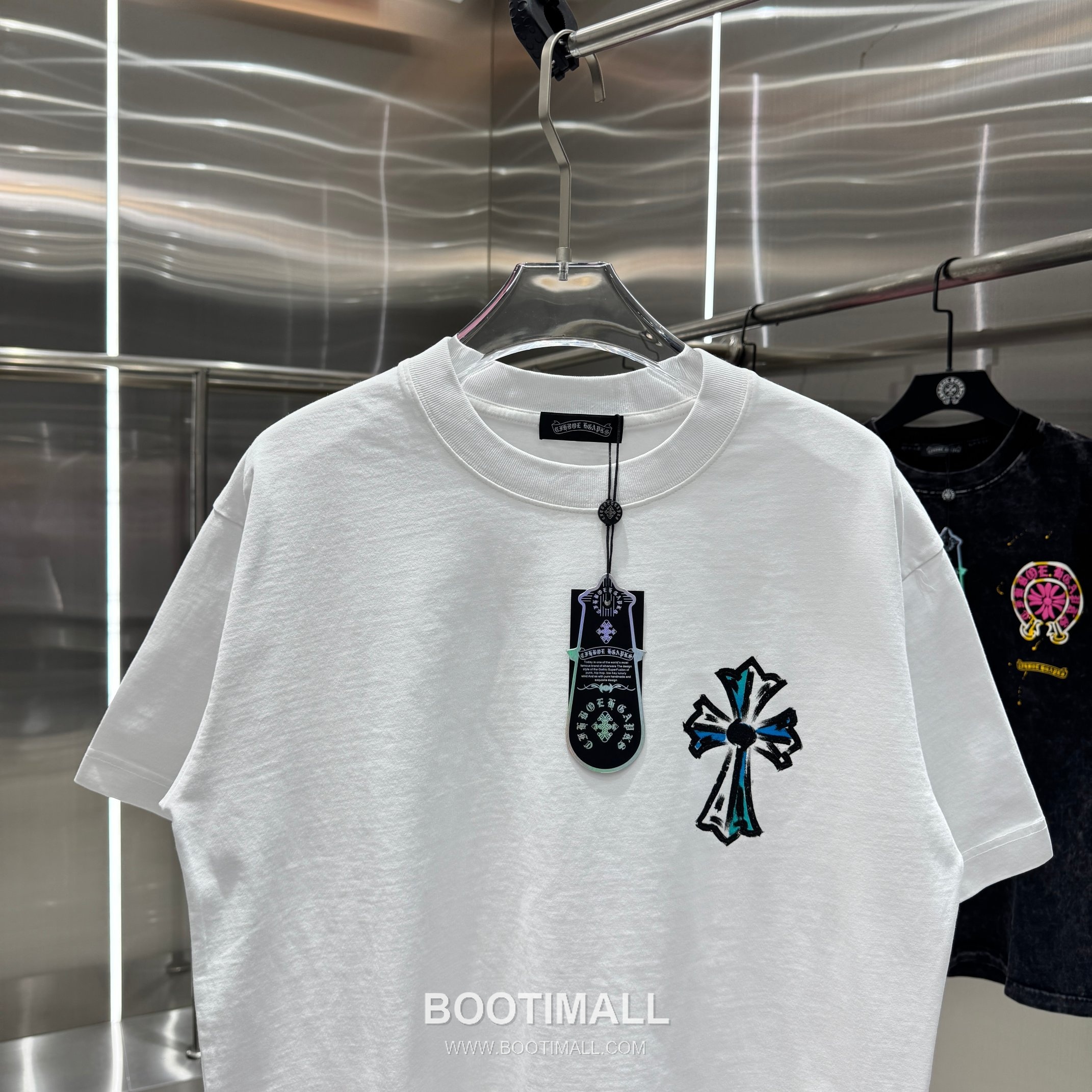 Chrome Hearts Water-Based Print Washed Tee Black T-Shirt 크롬하츠 워터베이스 프린트 워싱 티 블랙 티셔츠 6