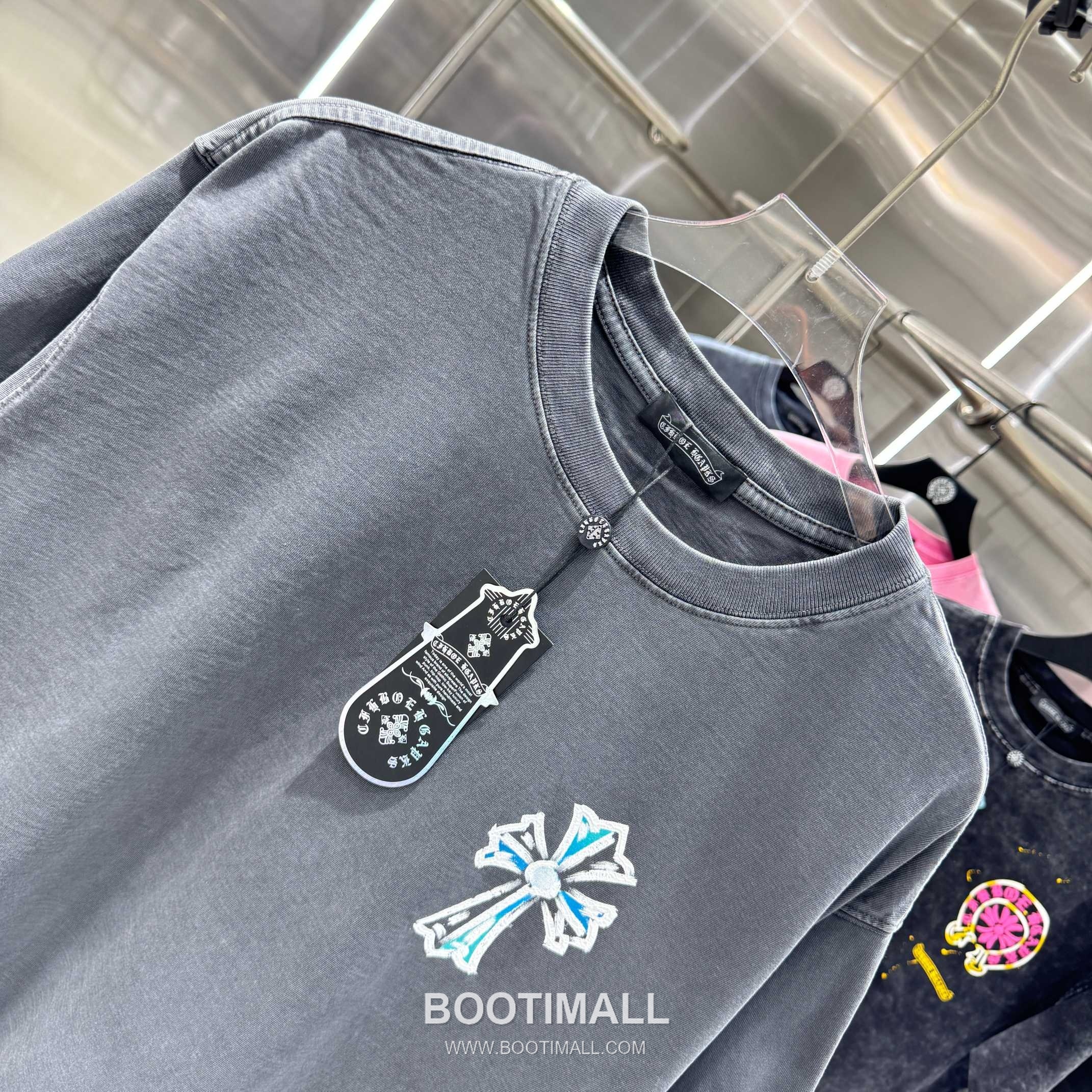 Chrome Hearts Water-Based Print Washed Tee Black T-Shirt 크롬하츠 워터베이스 프린트 워싱 티 블랙 티셔츠 4