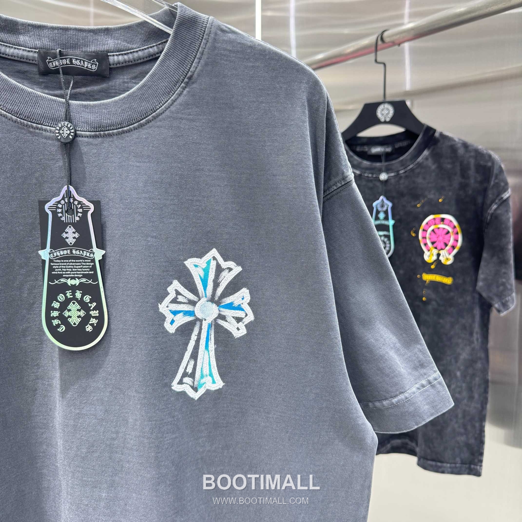 Chrome Hearts Water-Based Print Washed Tee Black T-Shirt 크롬하츠 워터베이스 프린트 워싱 티 블랙 티셔츠 7