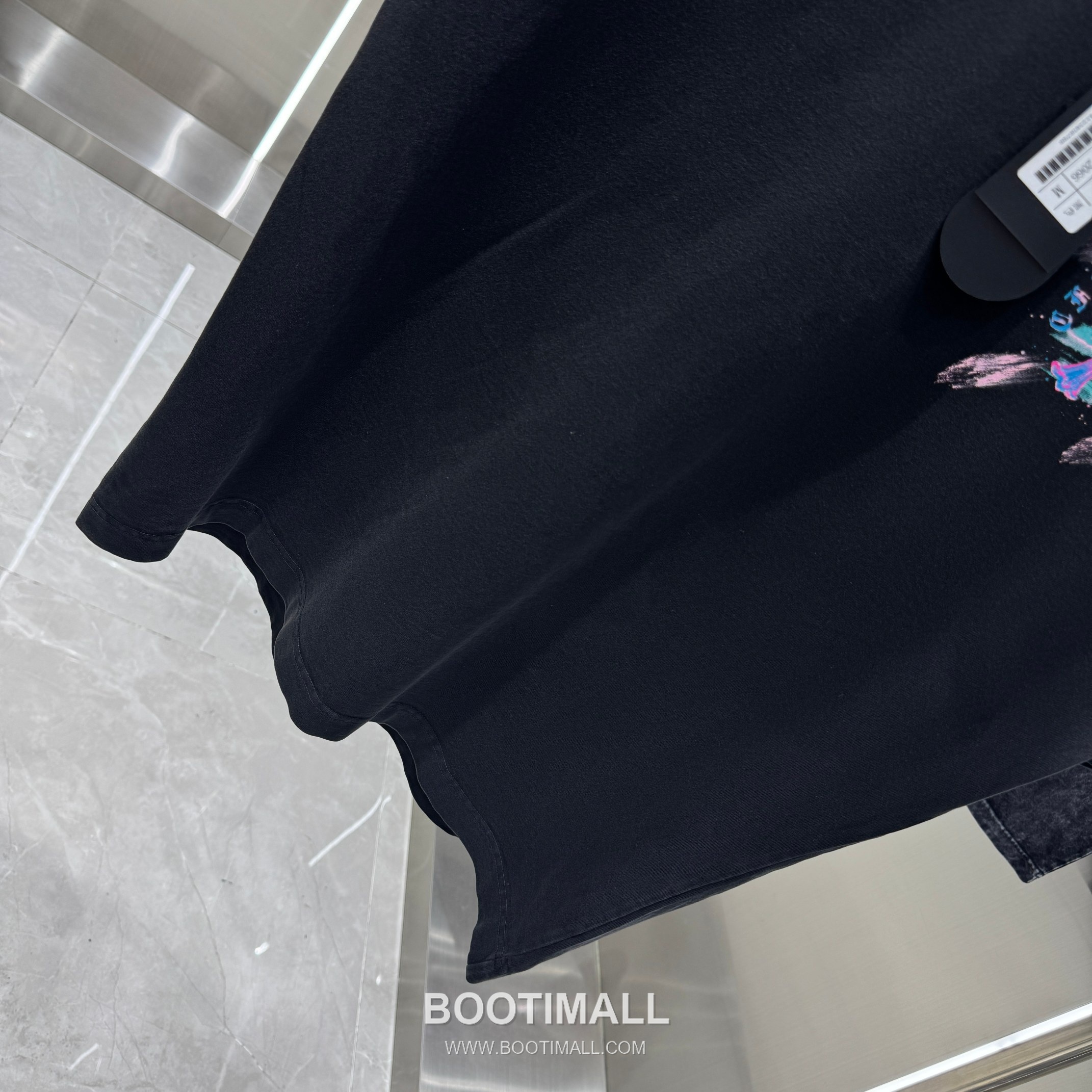 Chrome Hearts Water-Print Washed Tee Cotton Black T-Shirt 크롬하츠 워터 프린트 워싱 티 코튼 블랙 티셔츠 9