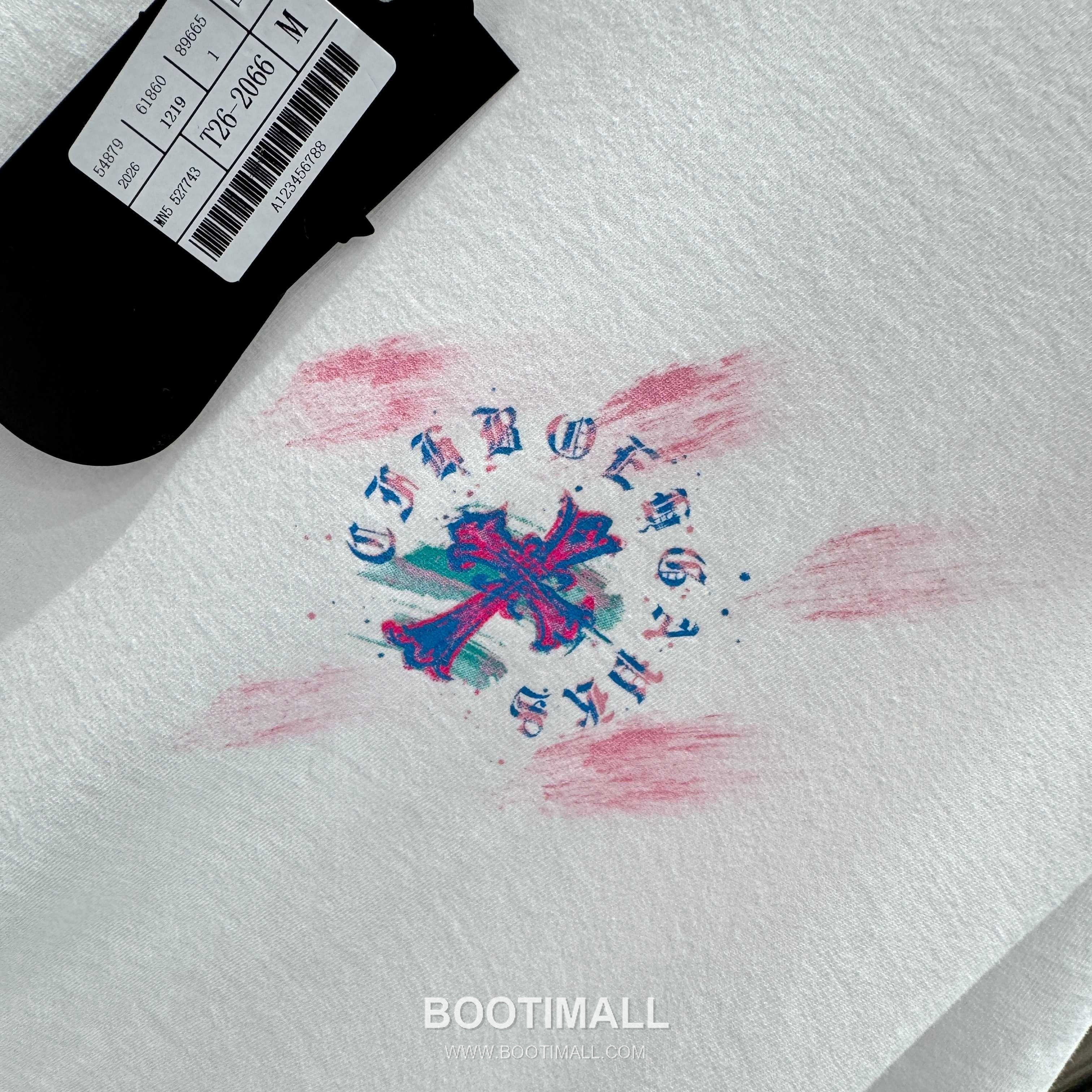 Chrome Hearts Water-Print Washed Tee Cotton Black T-Shirt 크롬하츠 워터 프린트 워싱 티 코튼 블랙 티셔츠 8