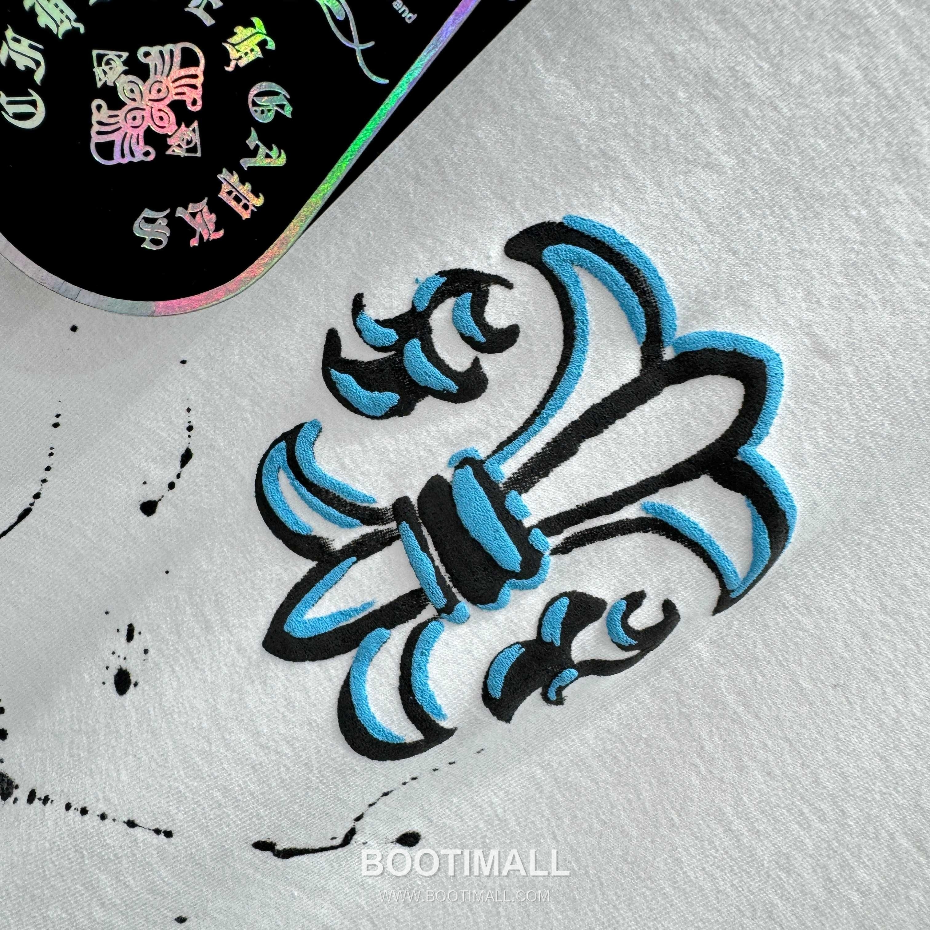 Chrome Hearts Foam Print Splash Cotton Black T-Shirt 크롬하츠 발포 프린트 스플래시 코튼 블랙 티셔츠 8