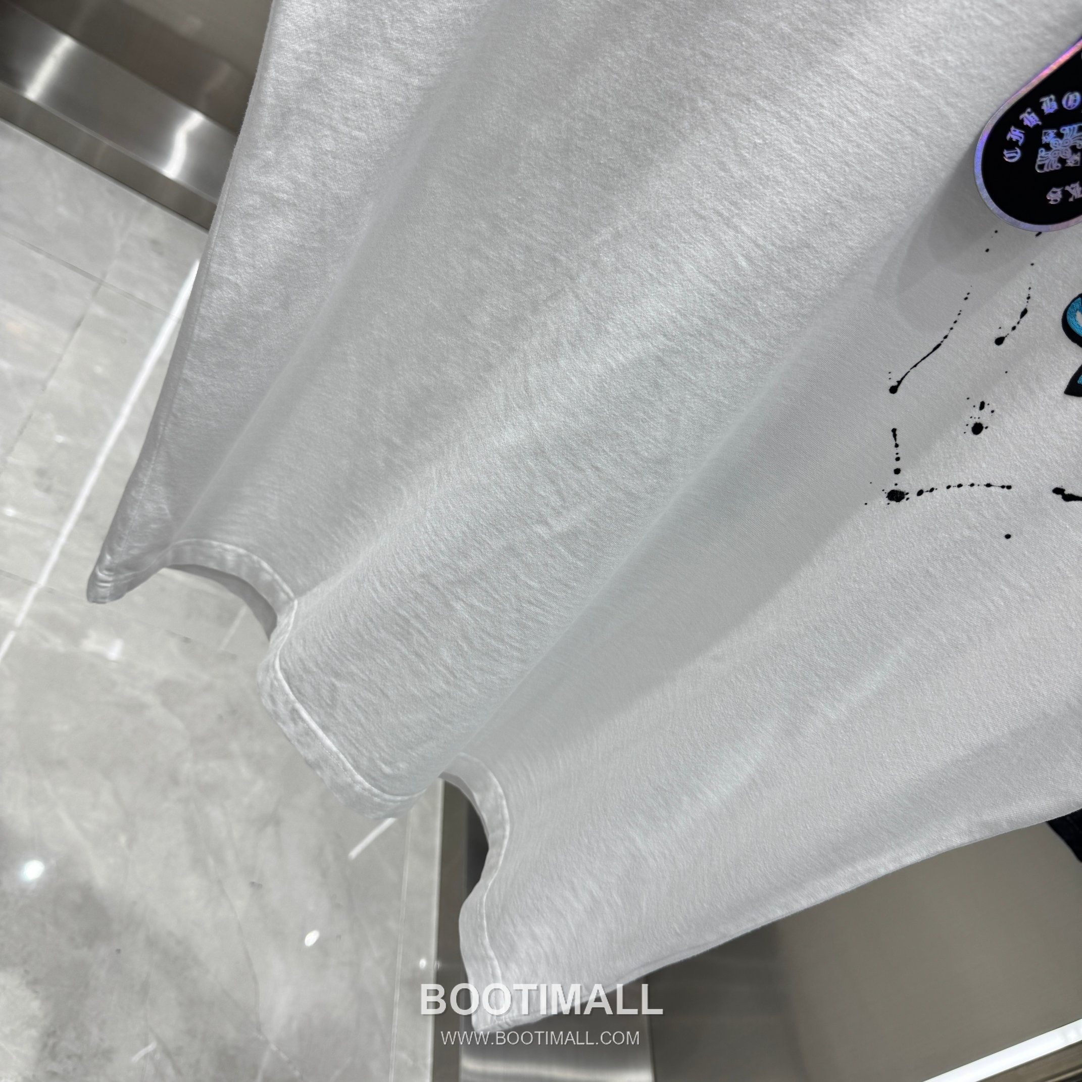 Chrome Hearts Foam Print Splash Cotton Black T-Shirt 크롬하츠 발포 프린트 스플래시 코튼 블랙 티셔츠 9