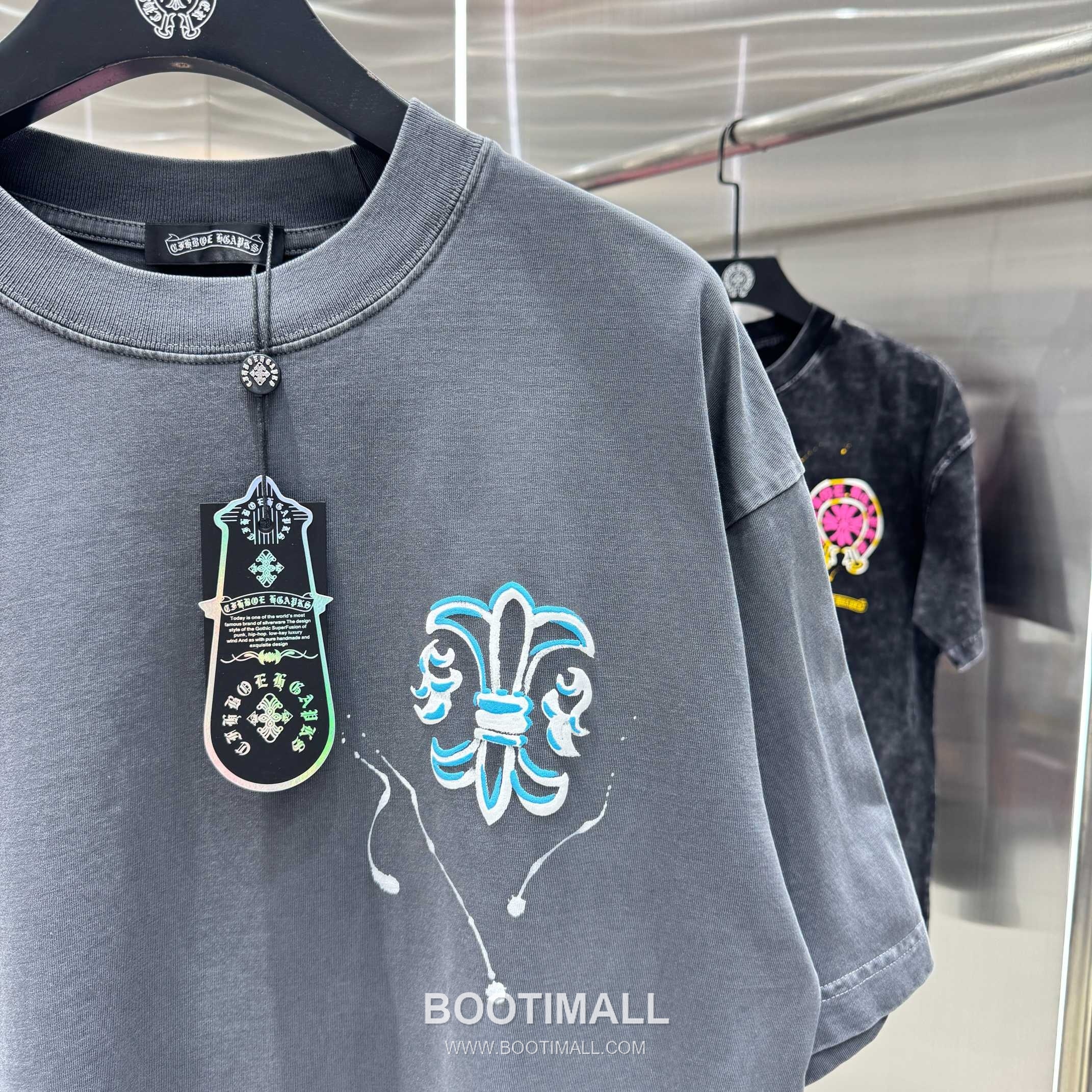 Chrome Hearts Foam Print Splash Cotton Black T-Shirt 크롬하츠 발포 프린트 스플래시 코튼 블랙 티셔츠 7