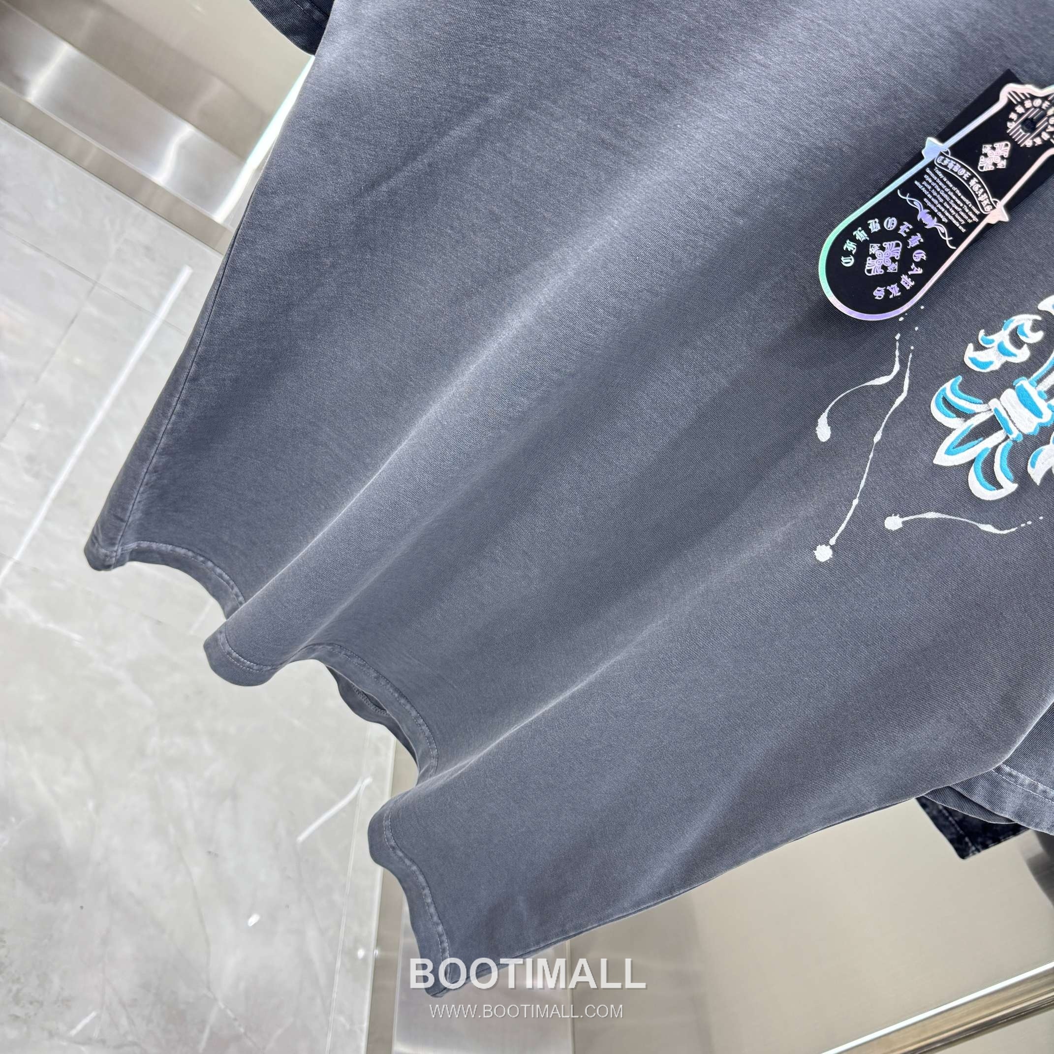 Chrome Hearts Foam Print Splash Cotton Black T-Shirt 크롬하츠 발포 프린트 스플래시 코튼 블랙 티셔츠 9