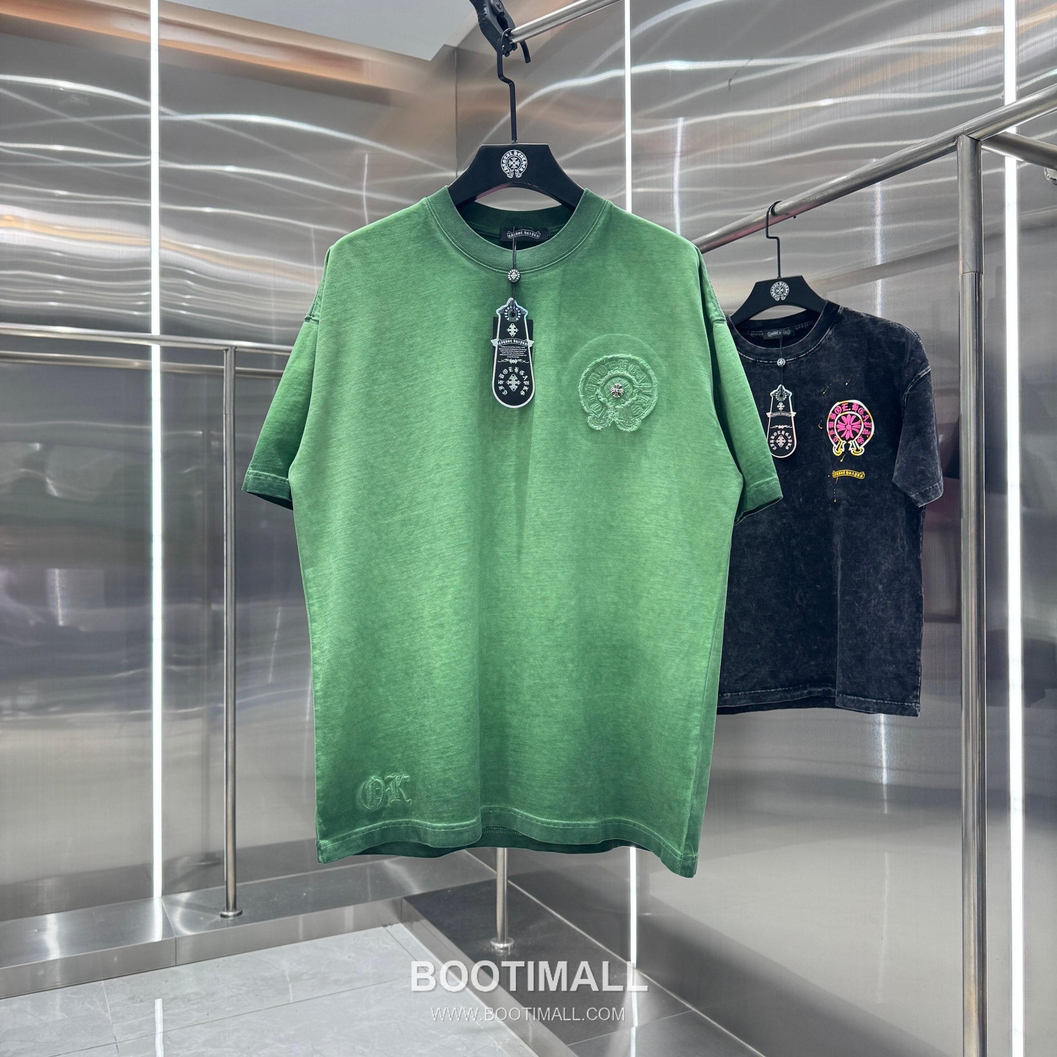 Chrome Hearts Washed Fringe Embroidery Tee Black T-shirt 크롬하츠 워싱 프린지 자수 티 블랙 티셔츠 1