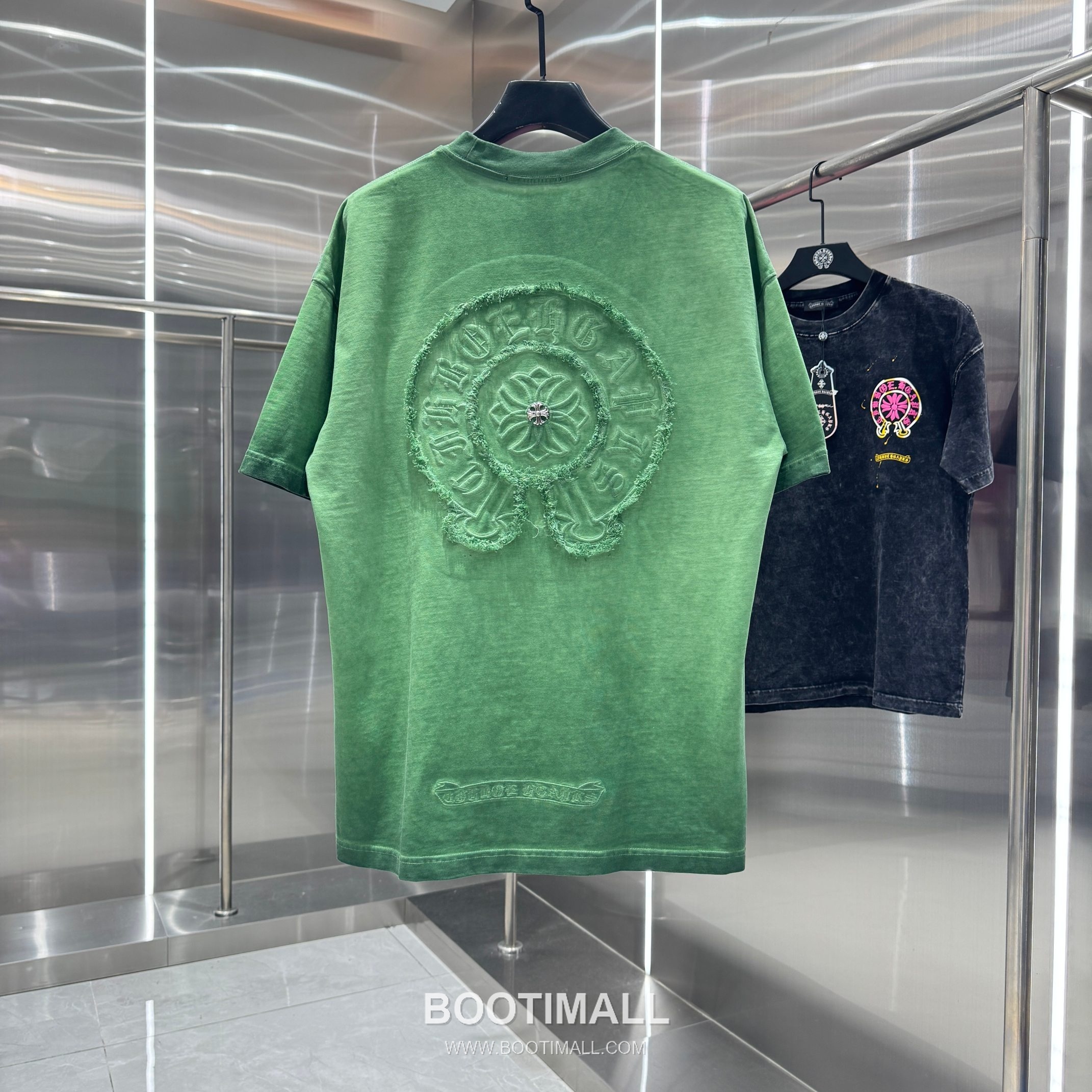 Chrome Hearts Washed Fringe Embroidery Tee Black T-shirt 크롬하츠 워싱 프린지 자수 티 블랙 티셔츠 2