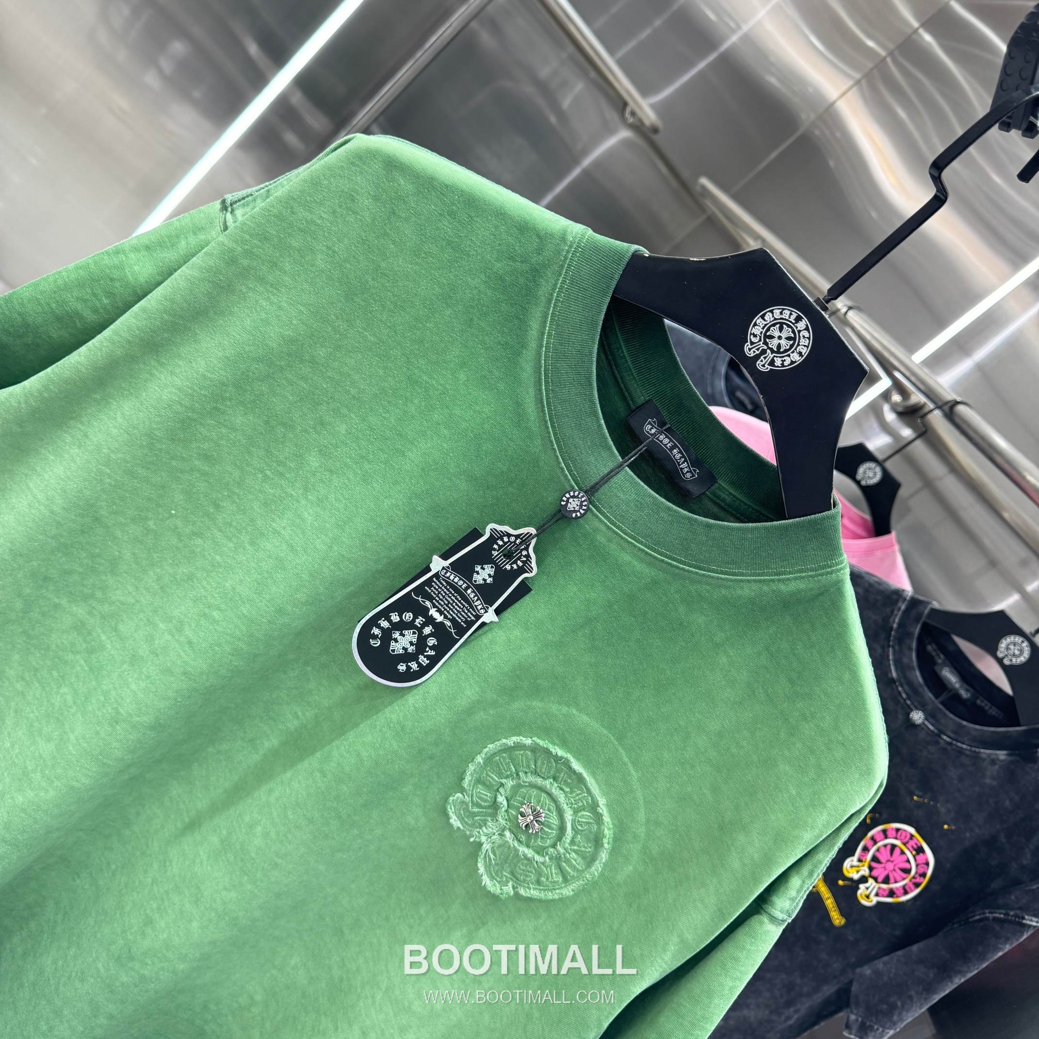 Chrome Hearts Washed Fringe Embroidery Tee Black T-shirt 크롬하츠 워싱 프린지 자수 티 블랙 티셔츠 4