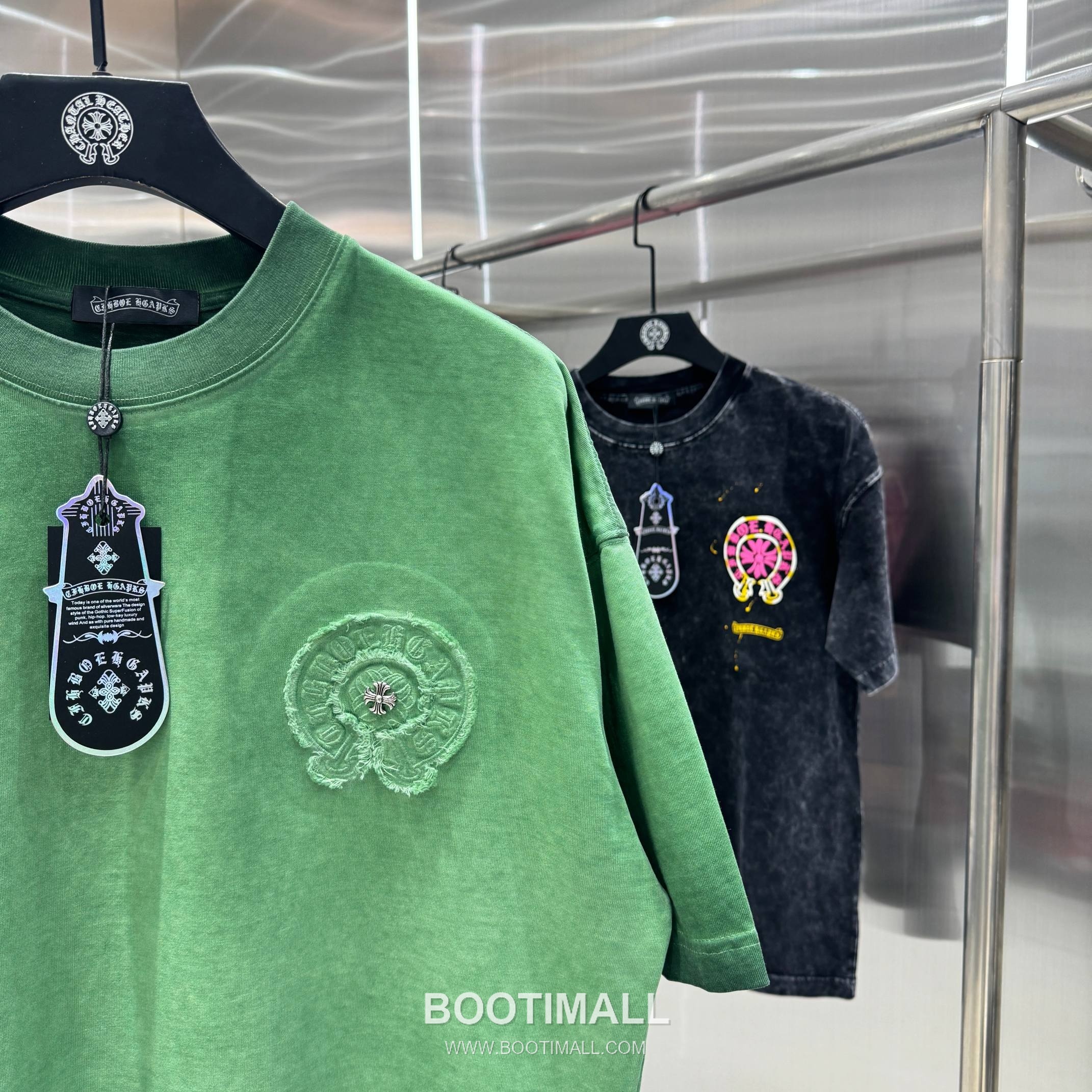 Chrome Hearts Washed Fringe Embroidery Tee Black T-shirt 크롬하츠 워싱 프린지 자수 티 블랙 티셔츠 7