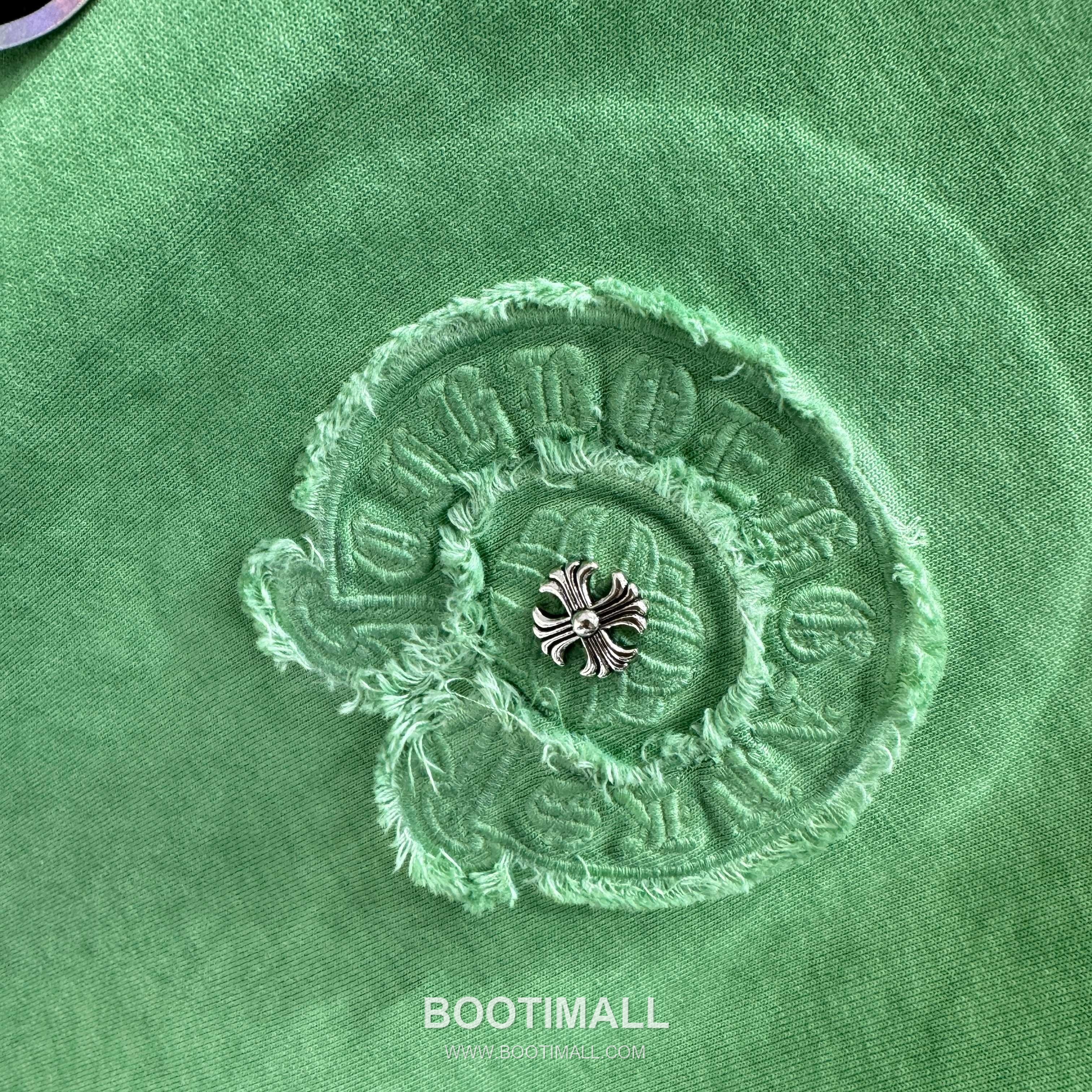 Chrome Hearts Washed Fringe Embroidery Tee Black T-shirt 크롬하츠 워싱 프린지 자수 티 블랙 티셔츠 8