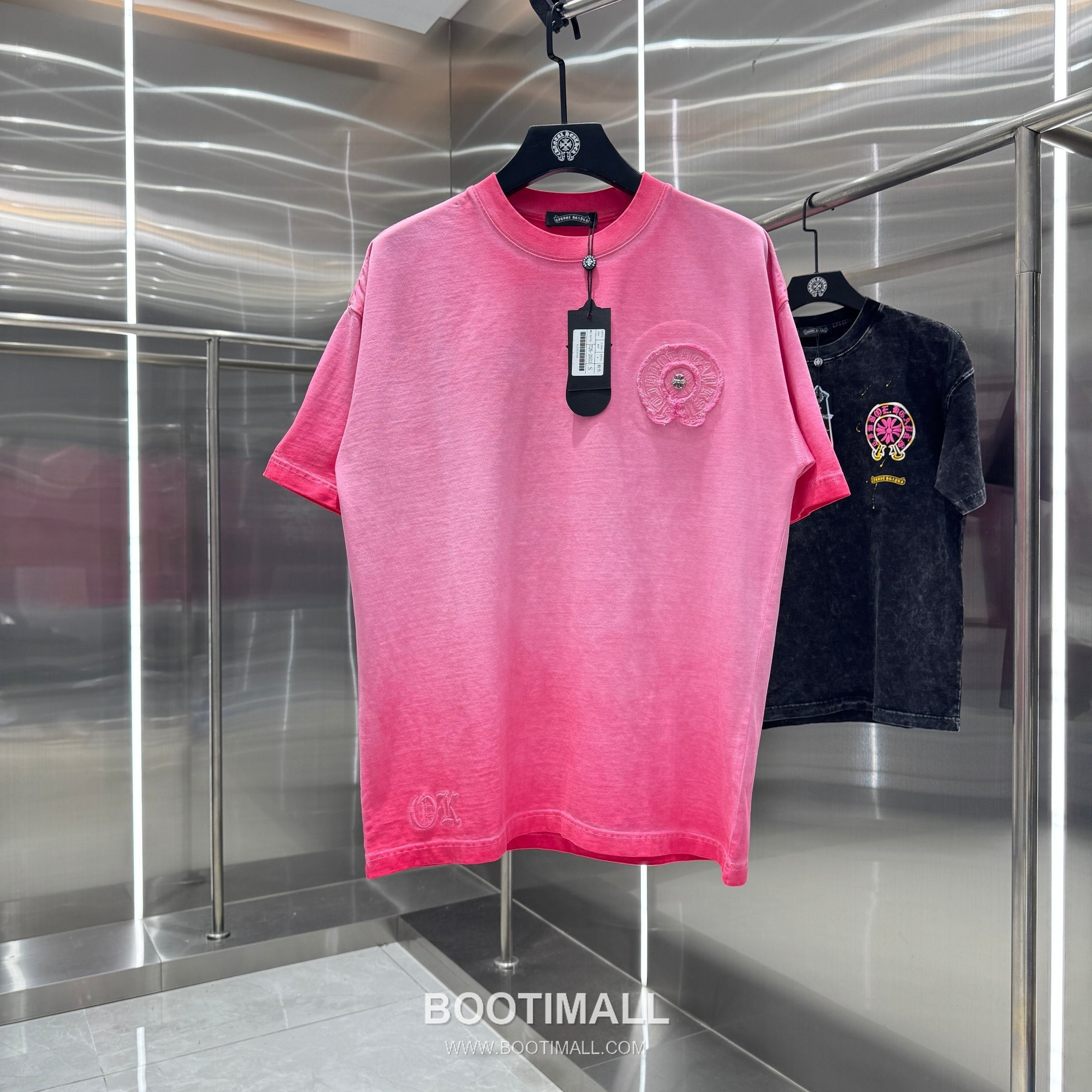 Chrome Hearts Washed Fringe Embroidery Tee Black T-shirt 크롬하츠 워싱 프린지 자수 티 블랙 티셔츠 1