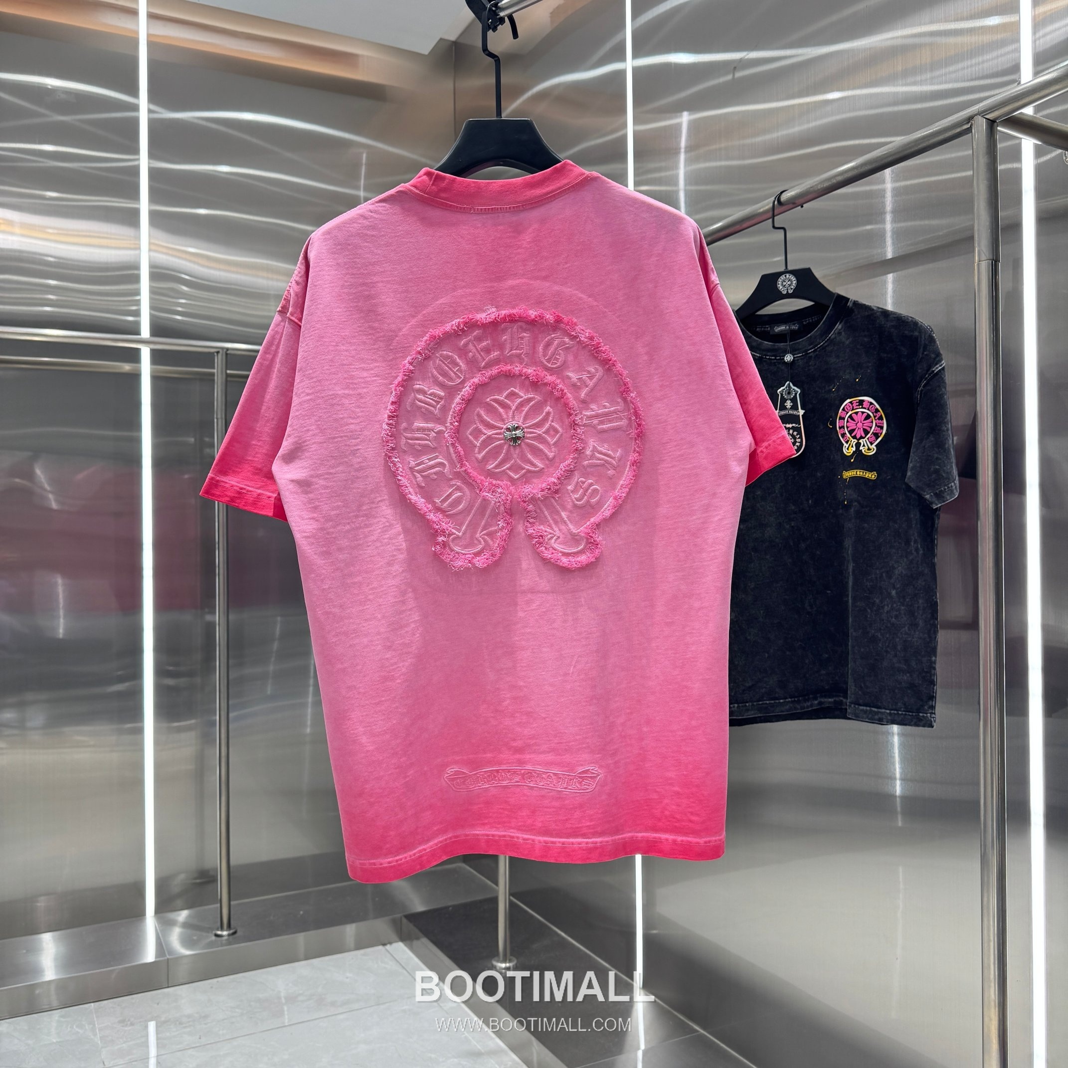 Chrome Hearts Washed Fringe Embroidery Tee Black T-shirt 크롬하츠 워싱 프린지 자수 티 블랙 티셔츠 2