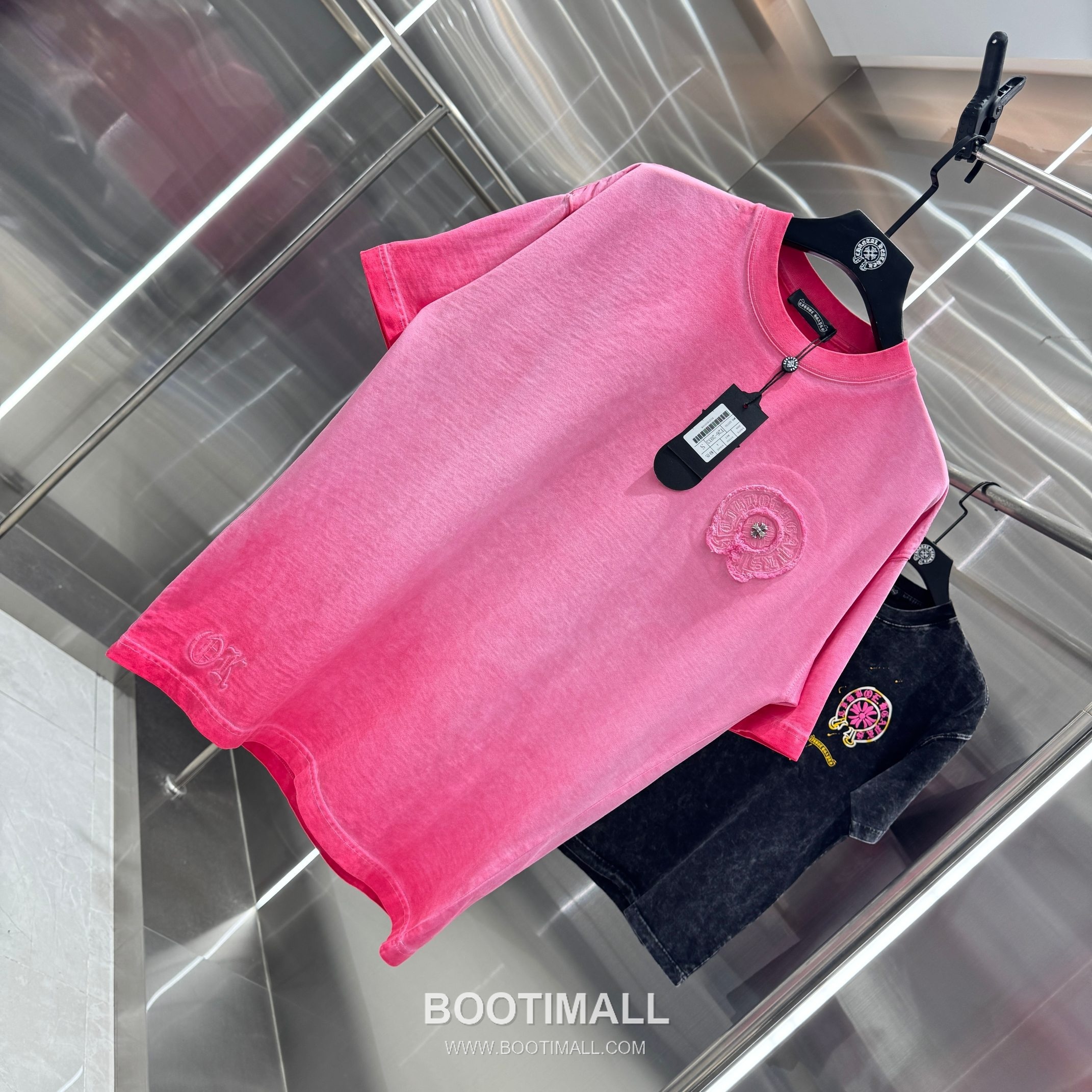 Chrome Hearts Washed Fringe Embroidery Tee Black T-shirt 크롬하츠 워싱 프린지 자수 티 블랙 티셔츠 3