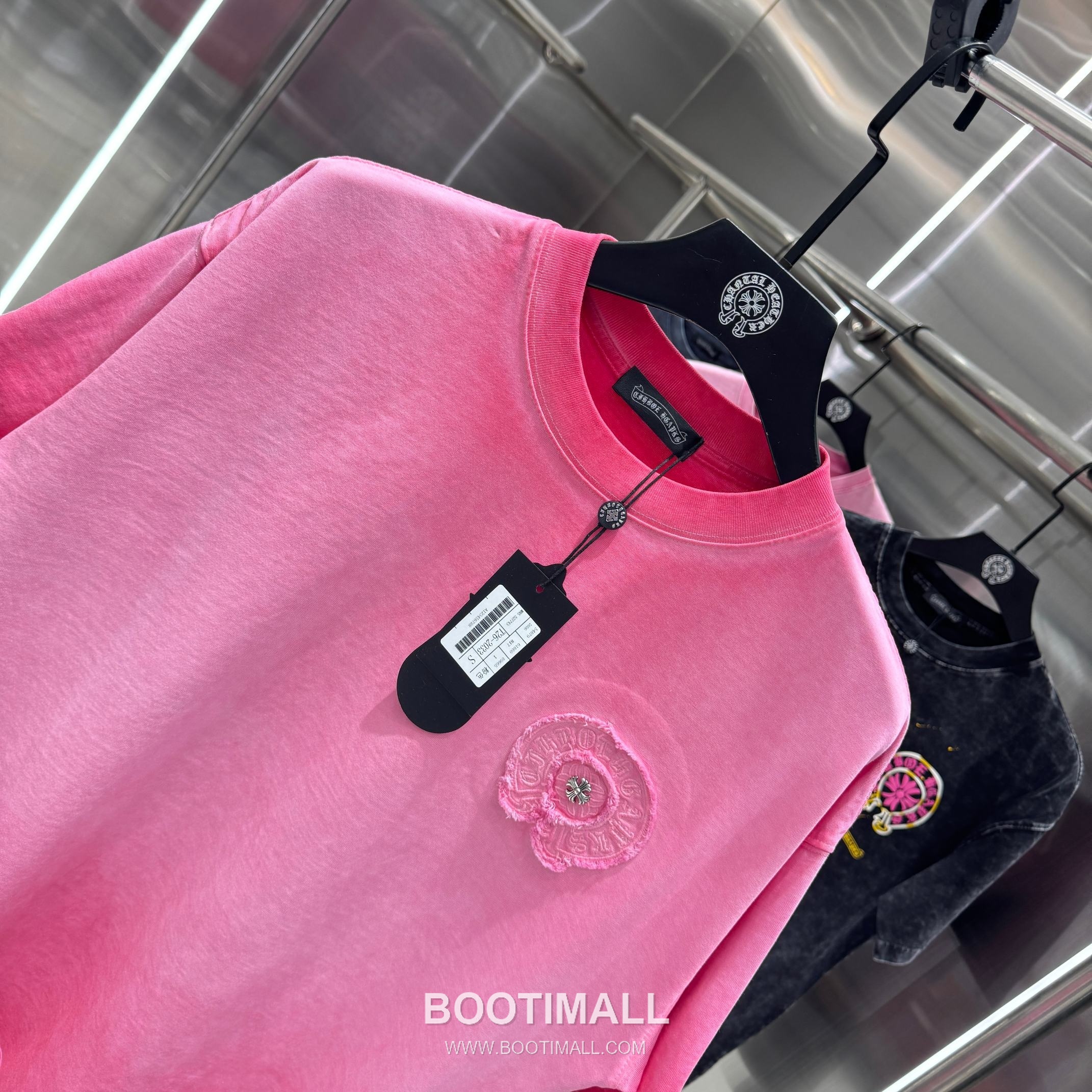 Chrome Hearts Washed Fringe Embroidery Tee Black T-shirt 크롬하츠 워싱 프린지 자수 티 블랙 티셔츠 4