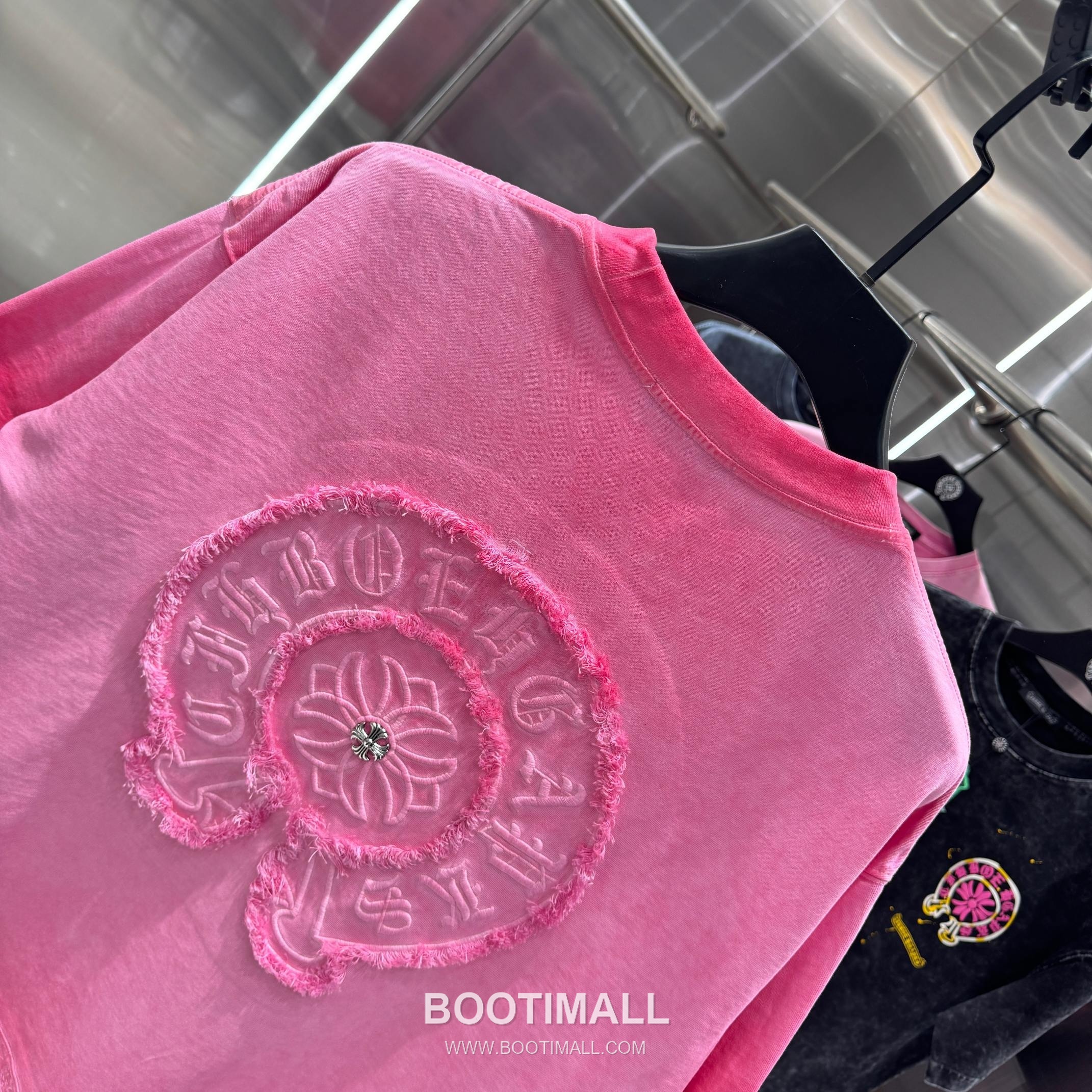 Chrome Hearts Washed Fringe Embroidery Tee Black T-shirt 크롬하츠 워싱 프린지 자수 티 블랙 티셔츠 5