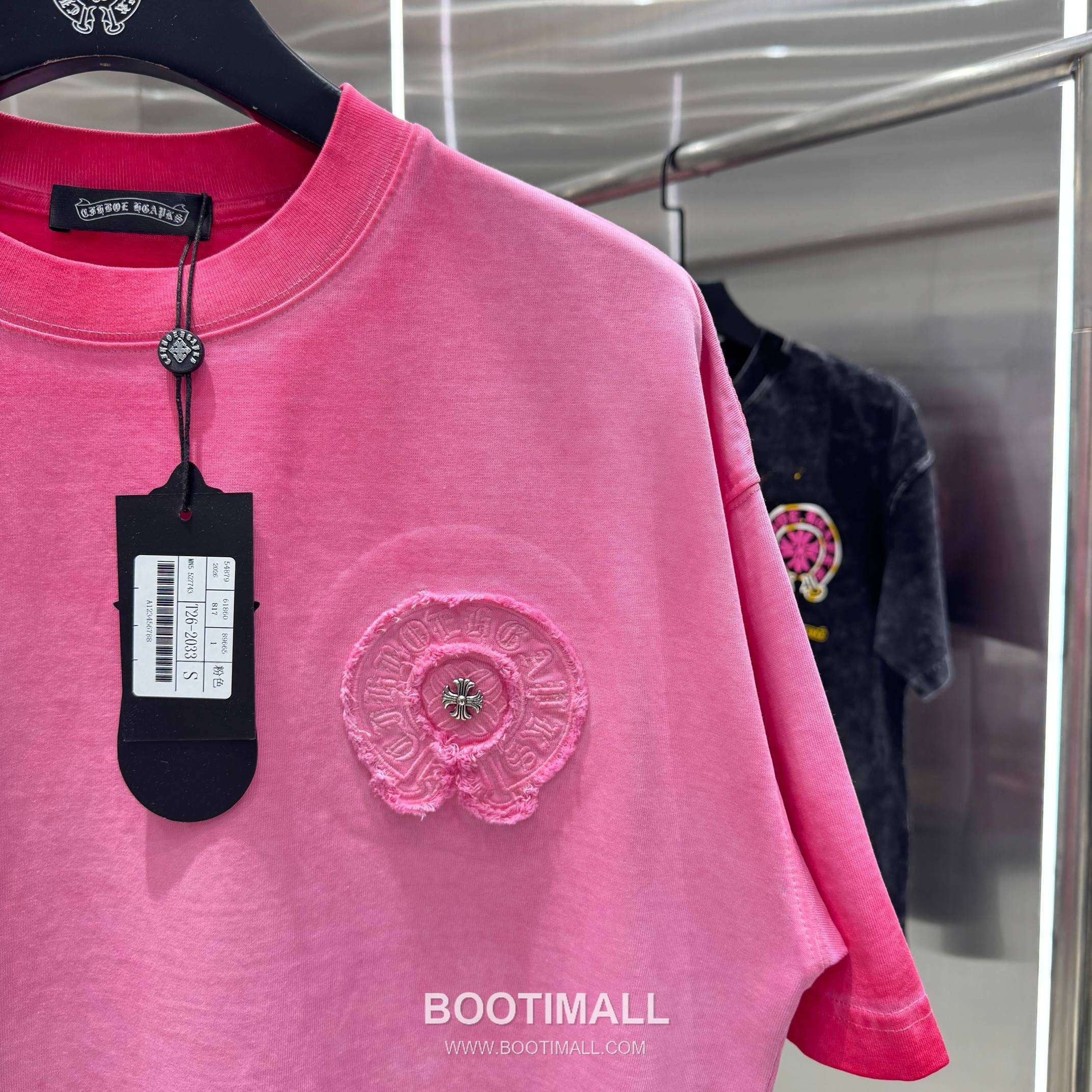 Chrome Hearts Washed Fringe Embroidery Tee Black T-shirt 크롬하츠 워싱 프린지 자수 티 블랙 티셔츠 7