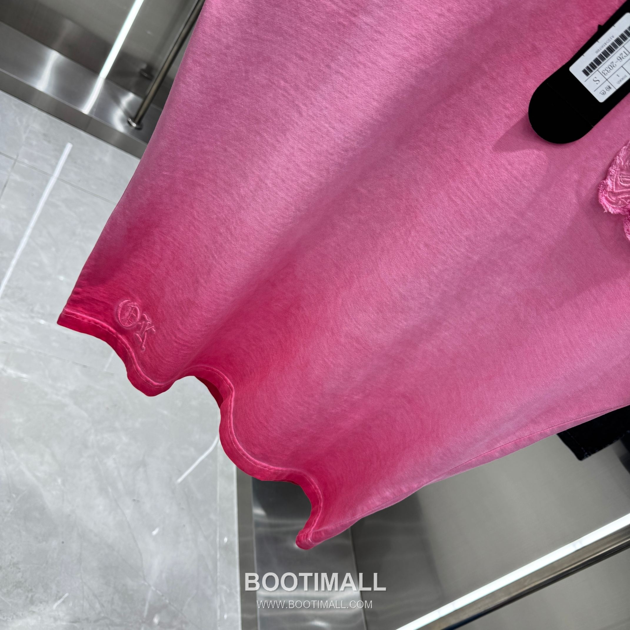 Chrome Hearts Washed Fringe Embroidery Tee Black T-shirt 크롬하츠 워싱 프린지 자수 티 블랙 티셔츠 9