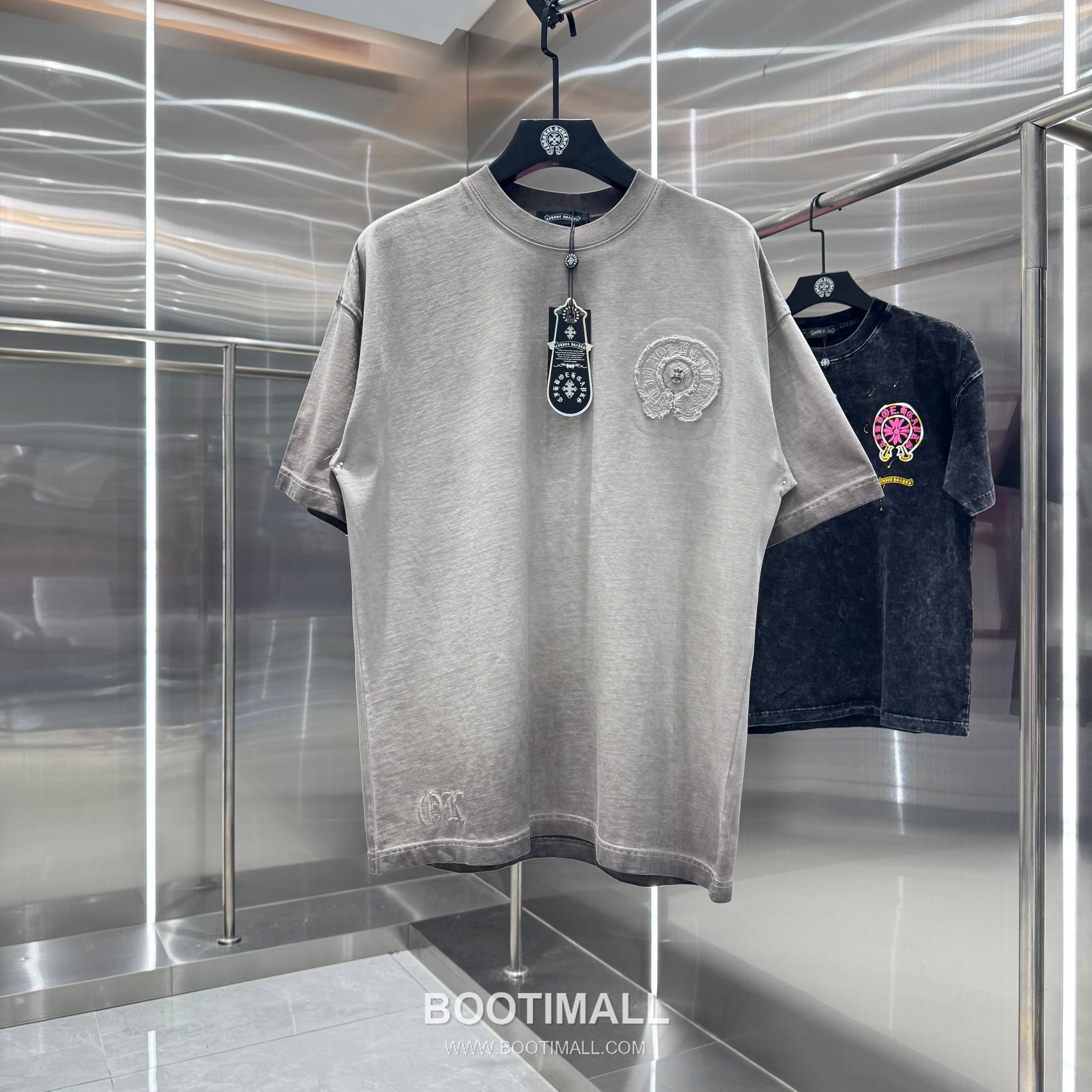 Chrome Hearts Washed Fringe Embroidery Tee Black T-shirt 크롬하츠 워싱 프린지 자수 티 블랙 티셔츠 1